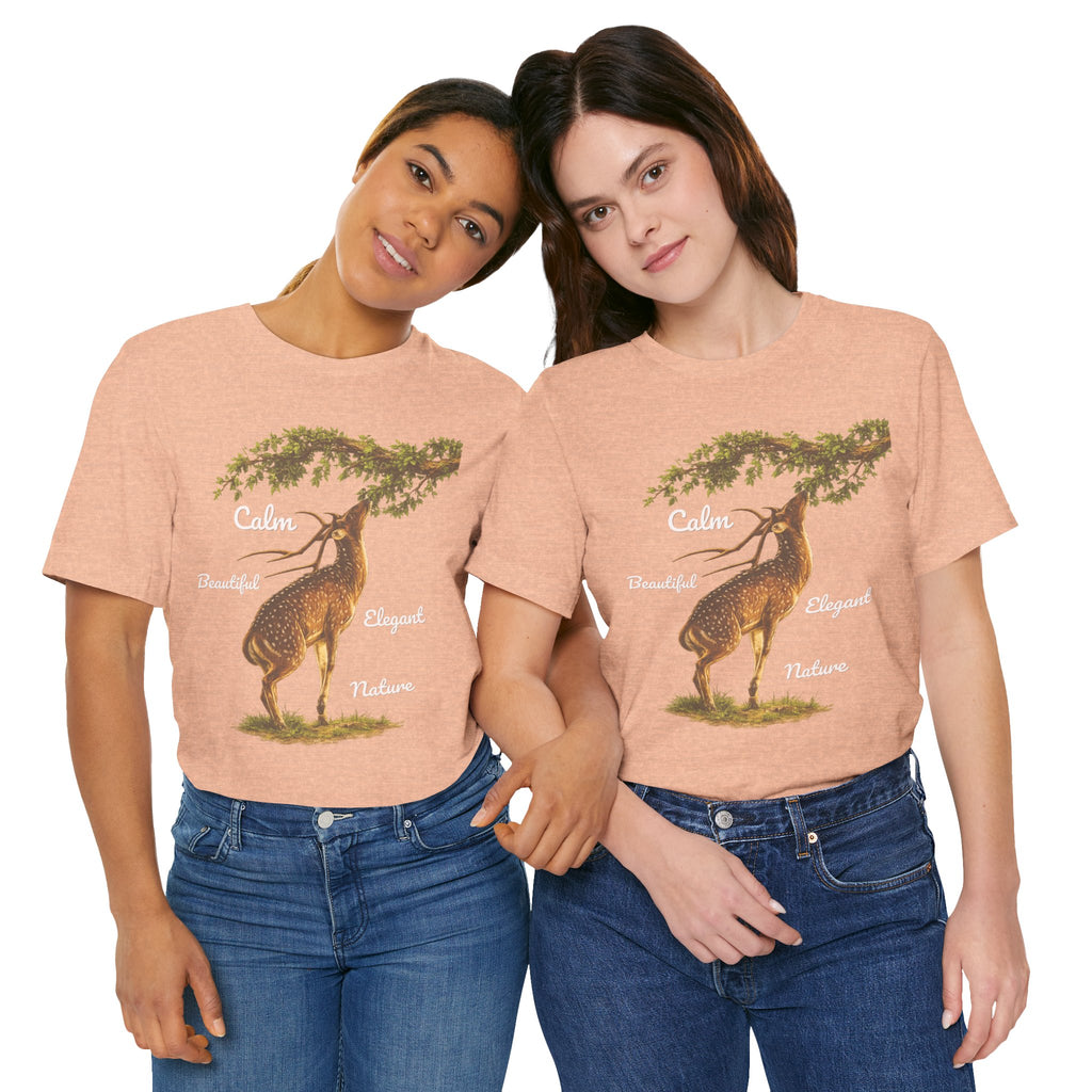 Calm Elegant Nature Deer T-Shirt