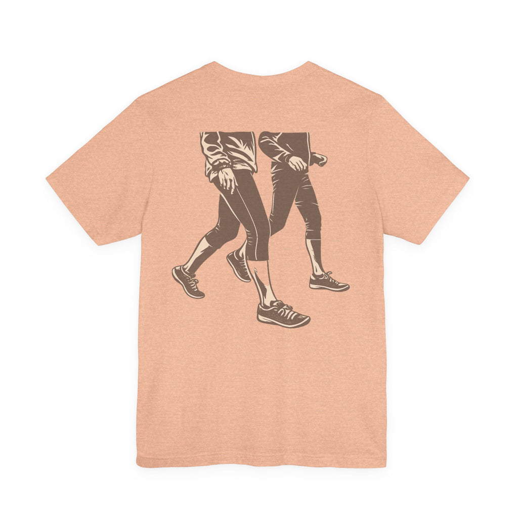 Good Morning Walk Tee — Retro Walking Graphic T-Shirt for Fitness & Morning Strolls