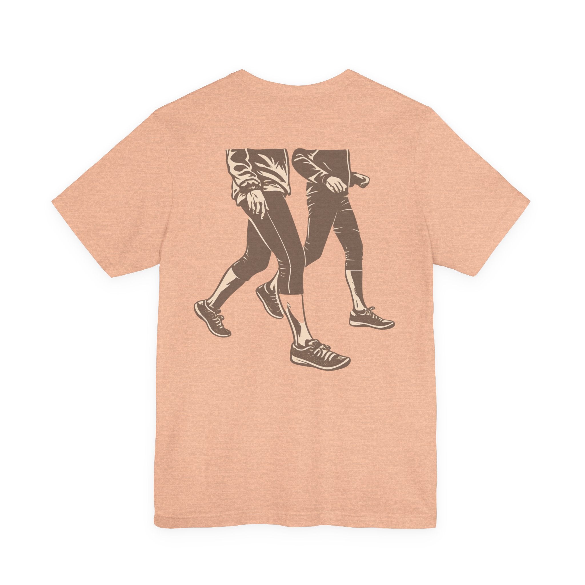 Good Morning Walk Tee — Retro Walking Graphic T-Shirt for Fitness & Morning Strolls