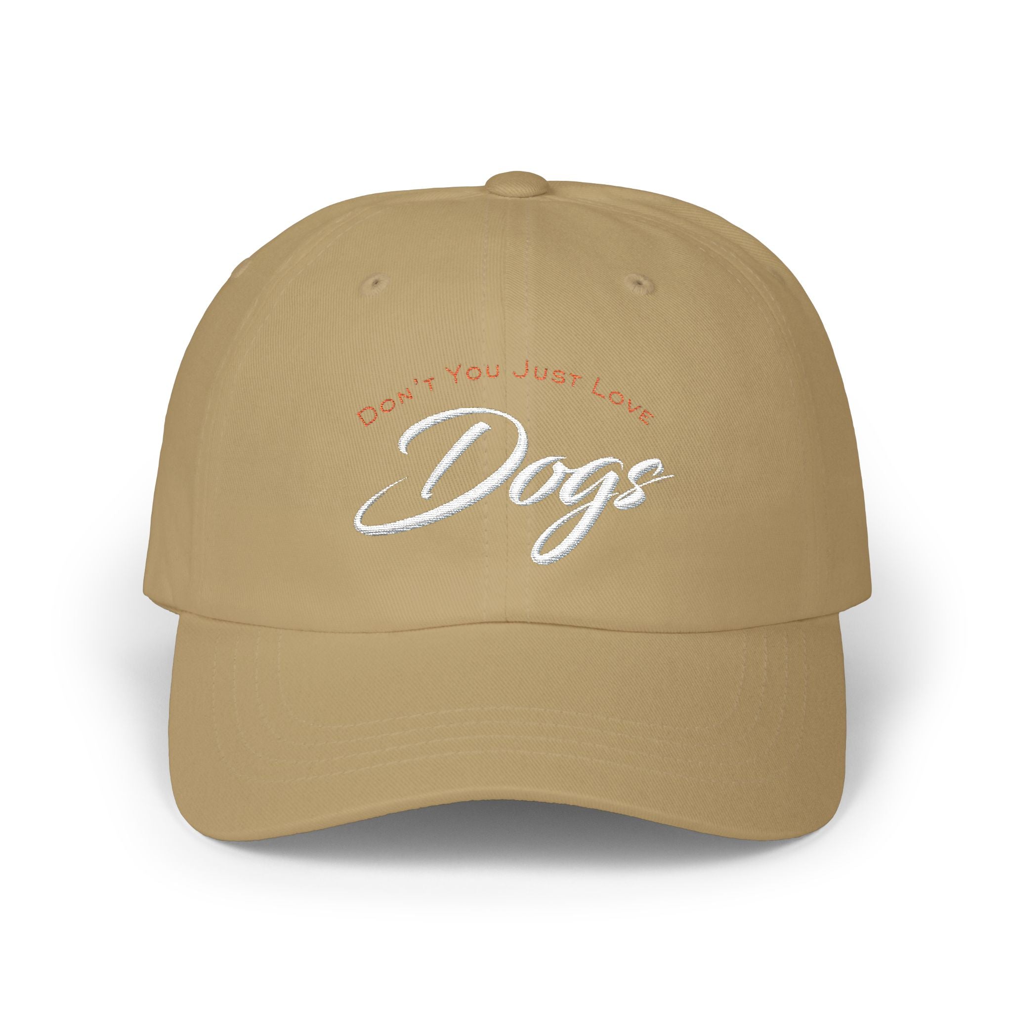 "Don't You Just Love Dogs" Embroidered Paw Print Hat