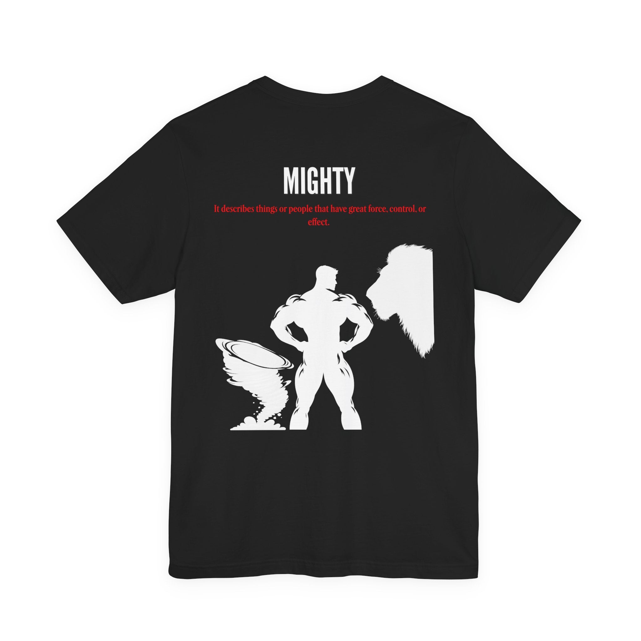 Powerful / Mighty Graphic Tee — Inspirational Strength T-Shirt