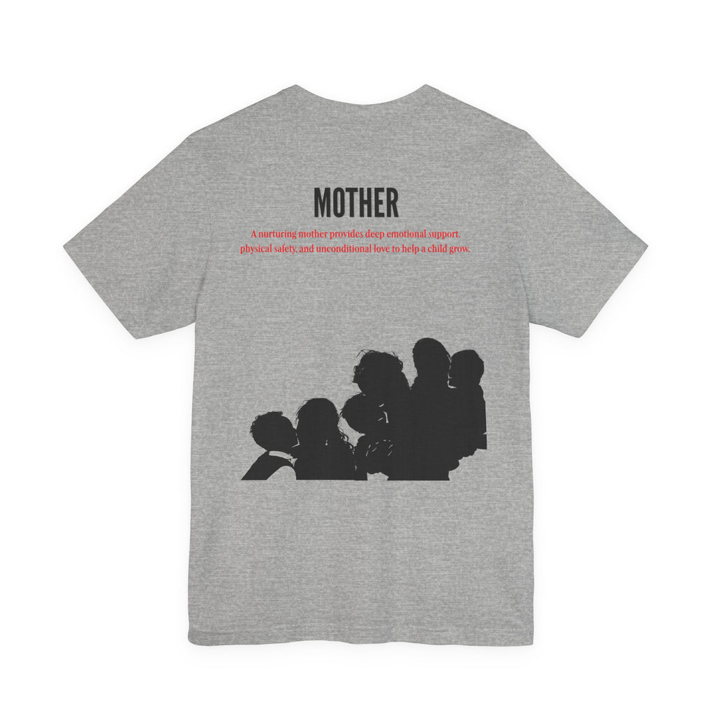 Nurturing Mother Tee — Silhouette Family Short Sleeve Shirt