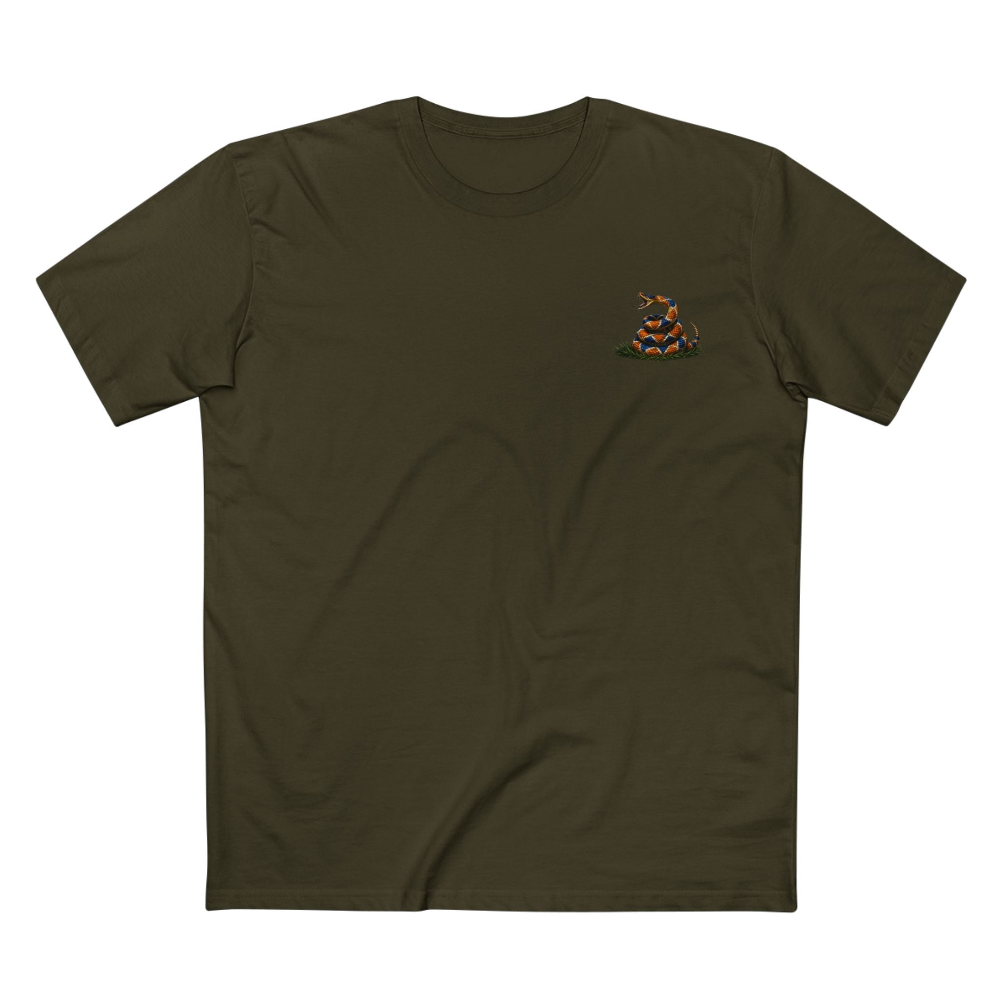 T-Shirt — 'Don't Tread on Me' Coiled Snake Graphic Tee