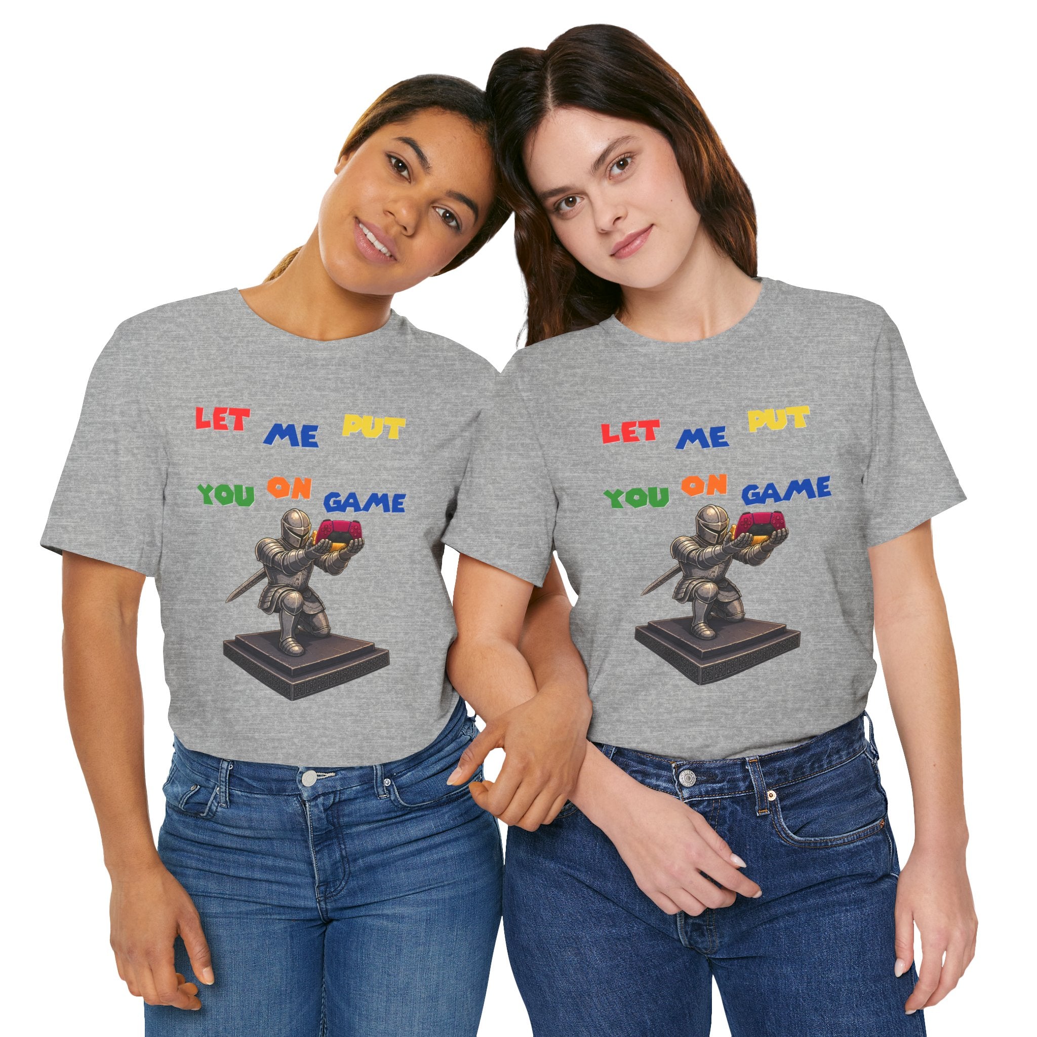 Let Me Put You On Game T-Shirt PS5 — Retro Gamer Knight Graphic Tee