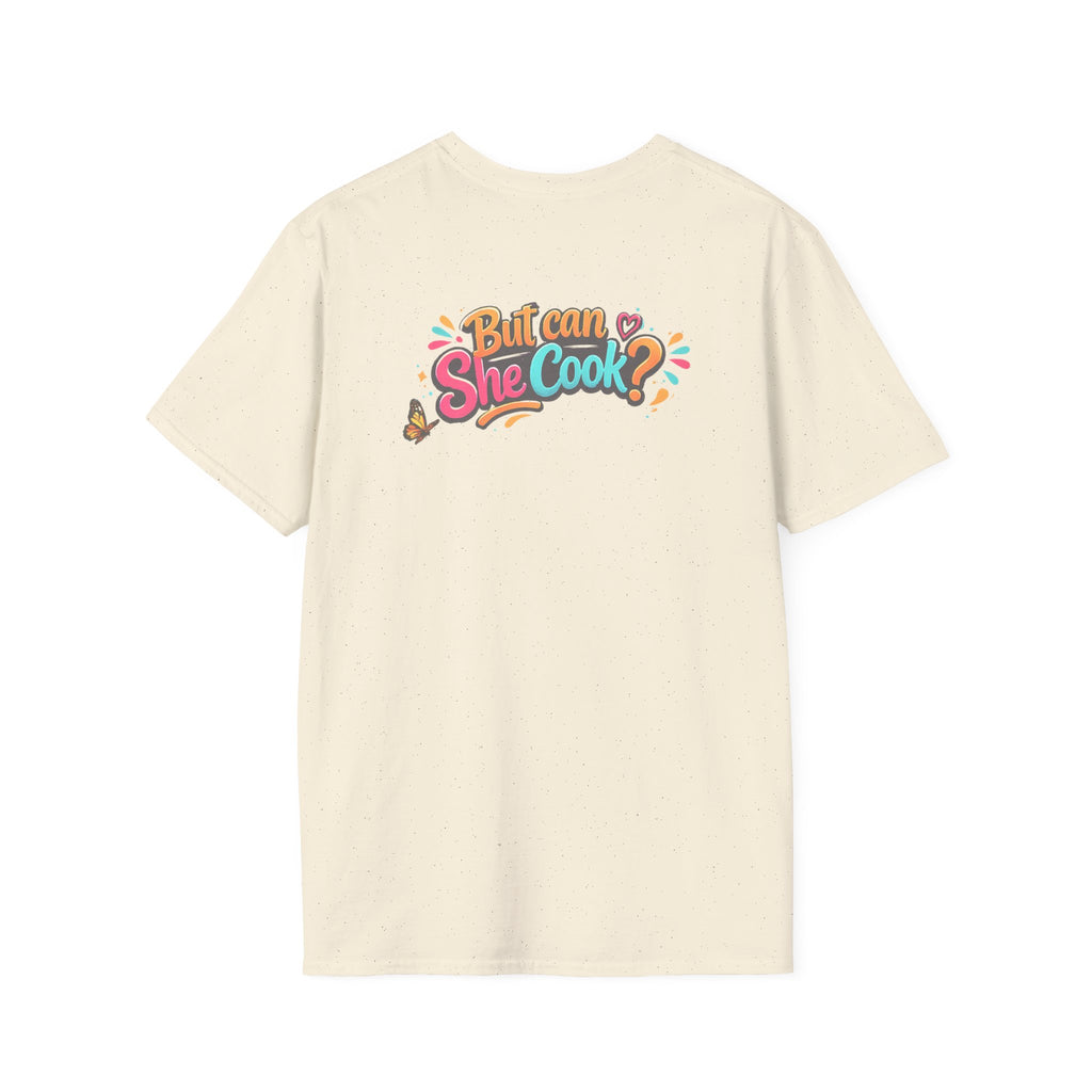 "But Can She Cook?" Retro Chef Graphic Tee