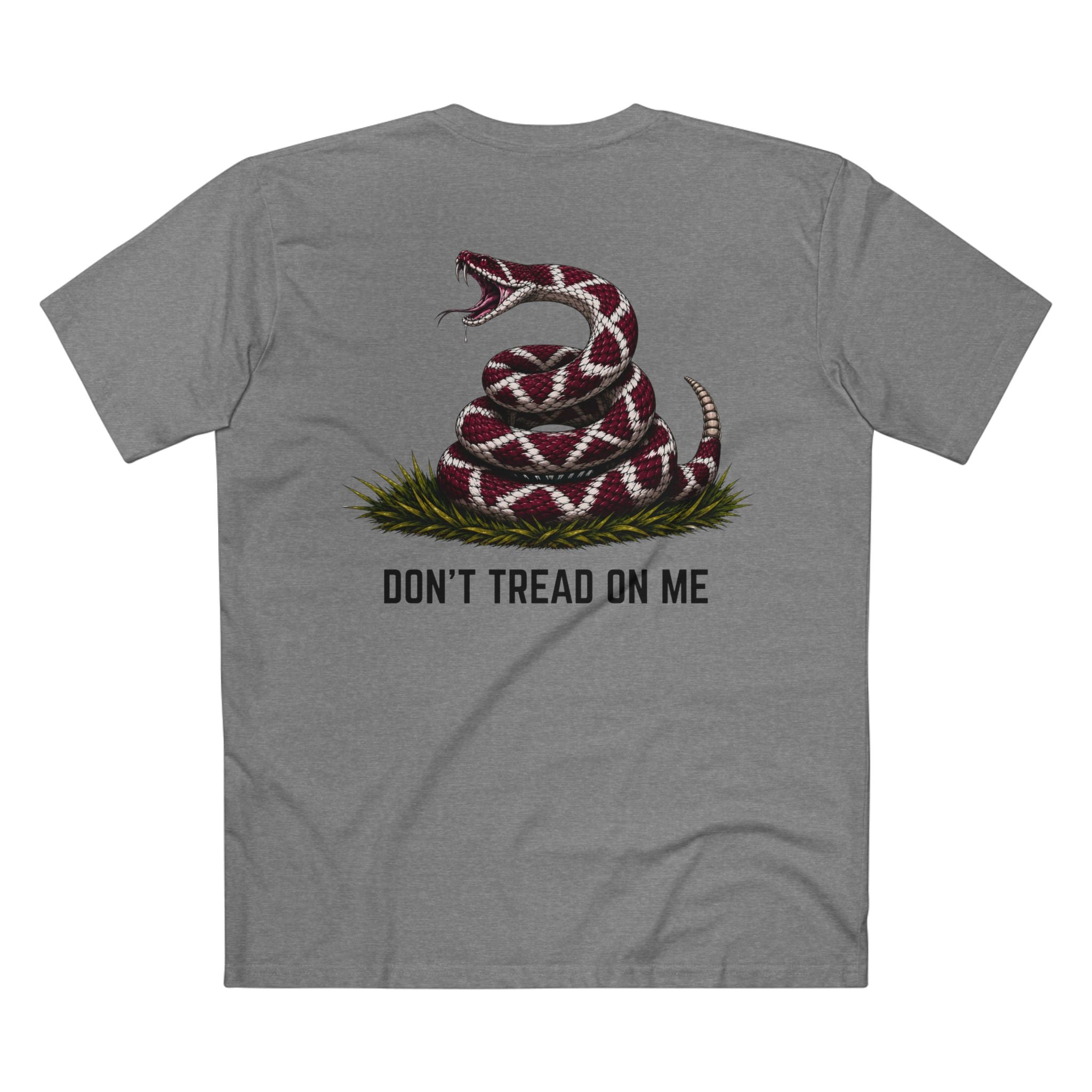 Don't Tread On Me Snake Tee — Patriotic Gadsden-style Graphic T-Shirt