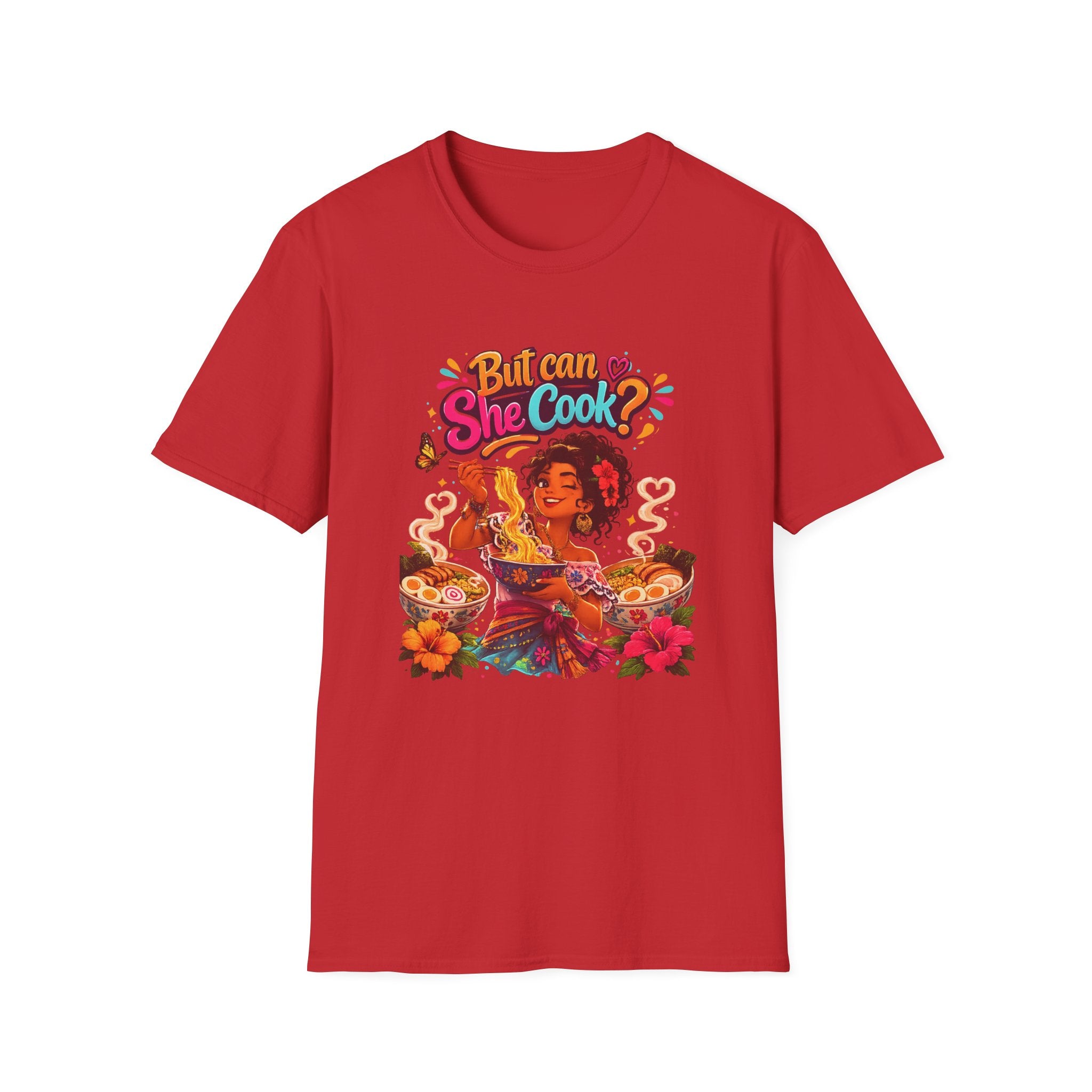 "But Can She Cook?" Retro Chef Graphic Tee