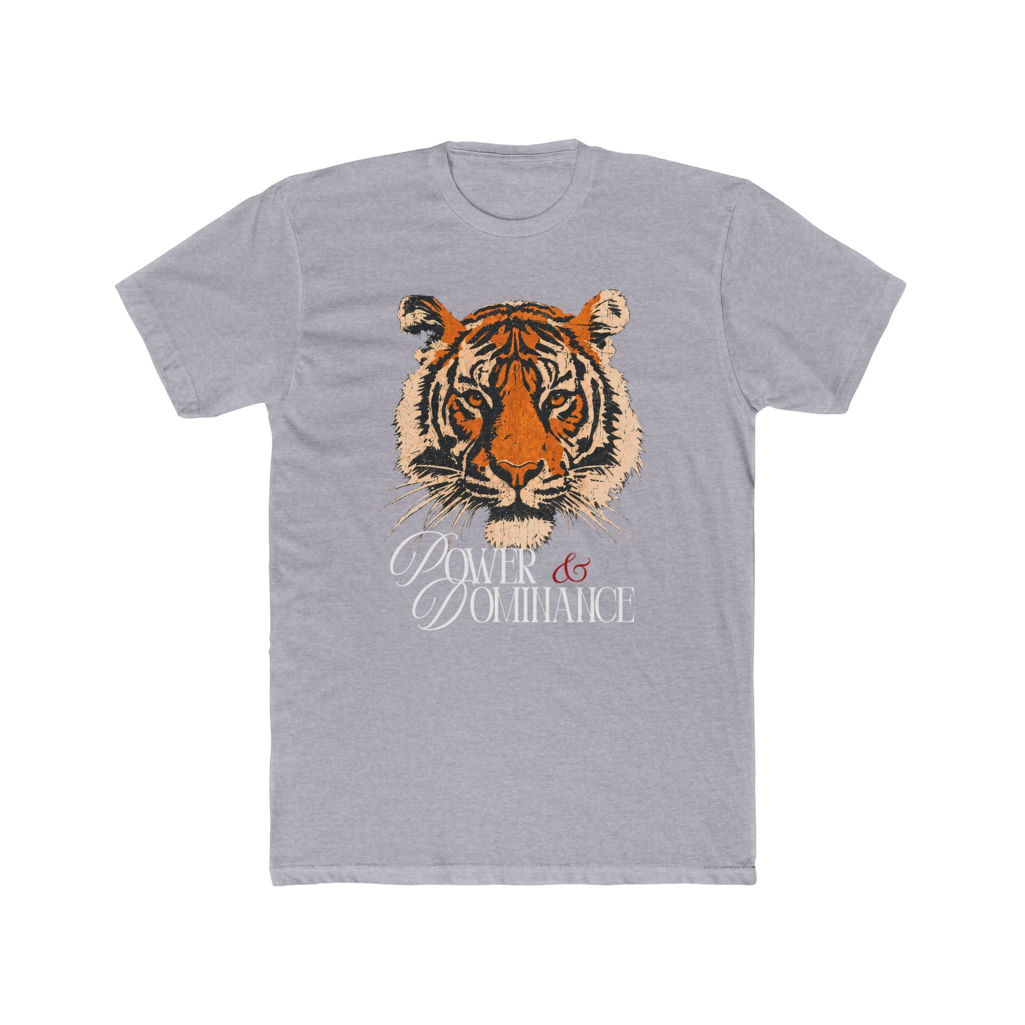 Tiger Head "Power & Dominance" Crew Tee