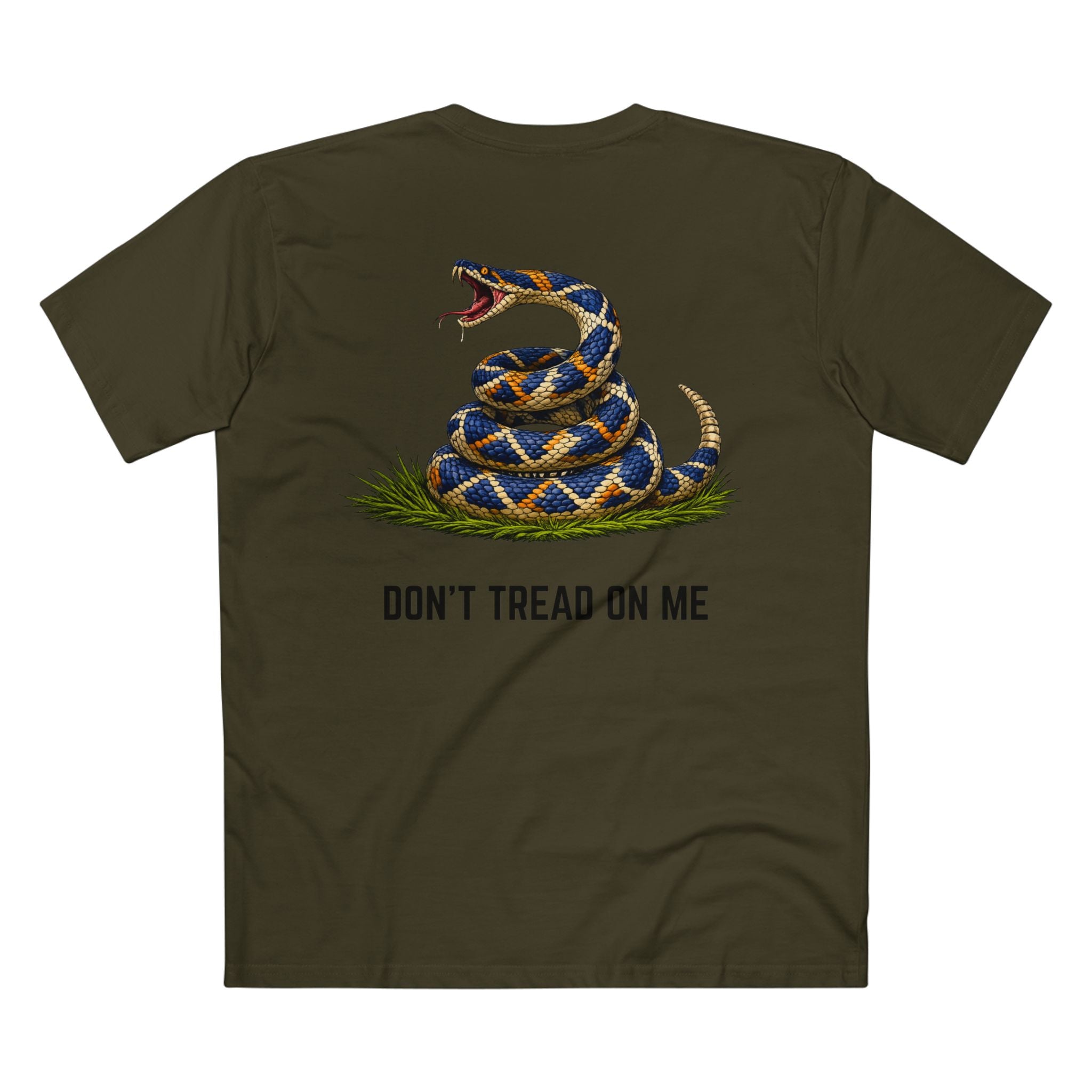 Don't Tread On Me Snake Tee — Patriotic Gadsden-Style Graphic T-Shirt