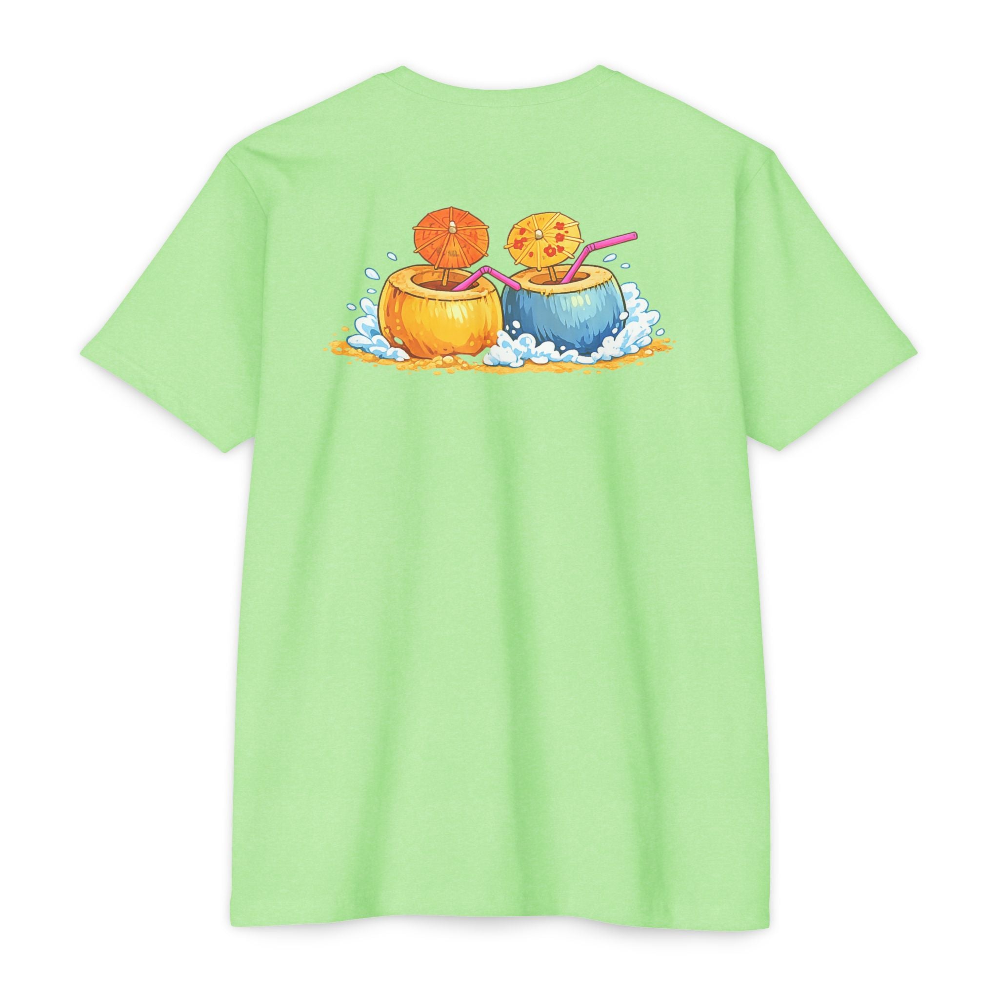"Beaches, Vacations, & Good Drinks" Tropical Drink Tee