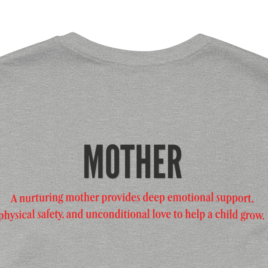 Nurturing Mother Tee — Silhouette Family Short Sleeve Shirt