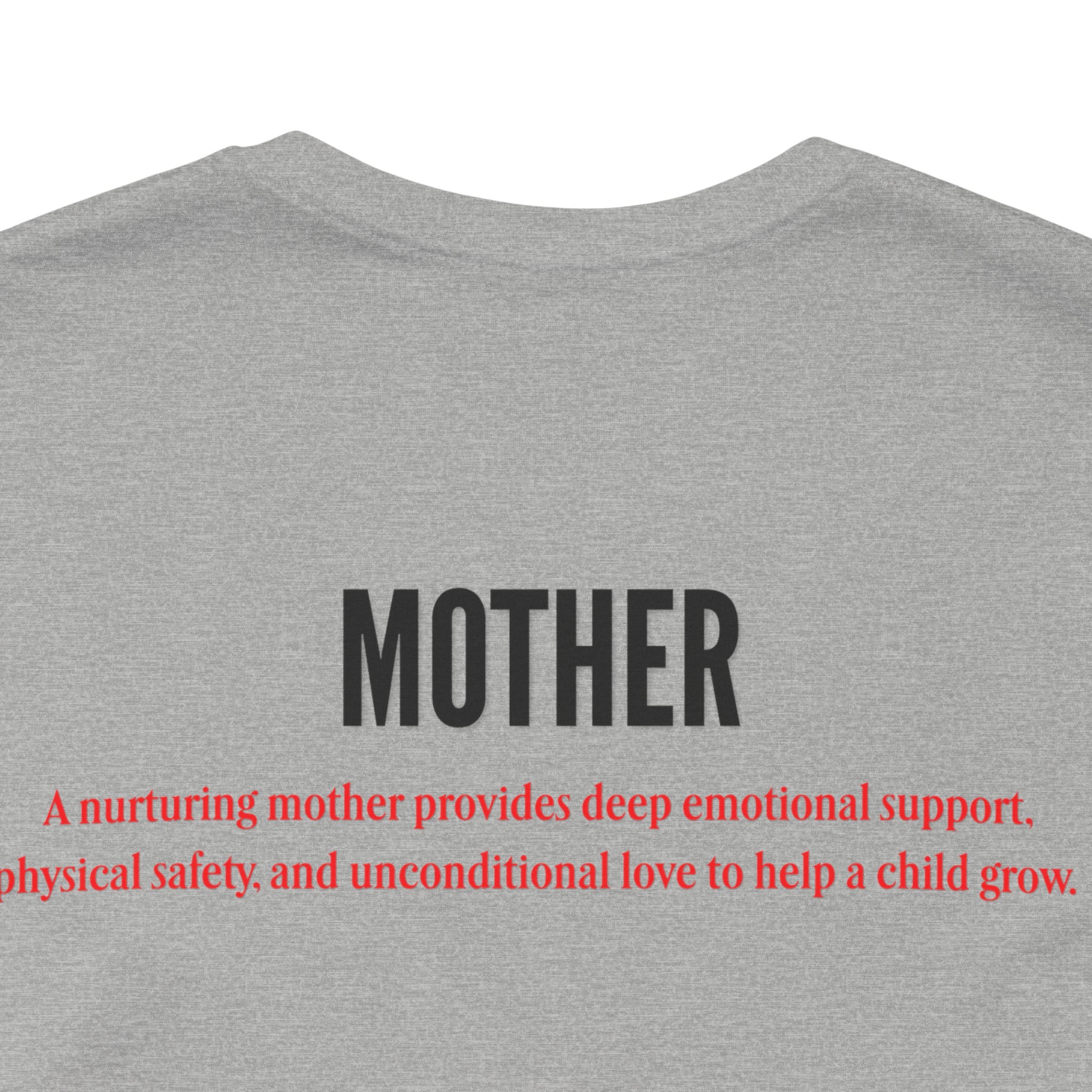 Nurturing Mother Tee — Silhouette Family Short Sleeve Shirt