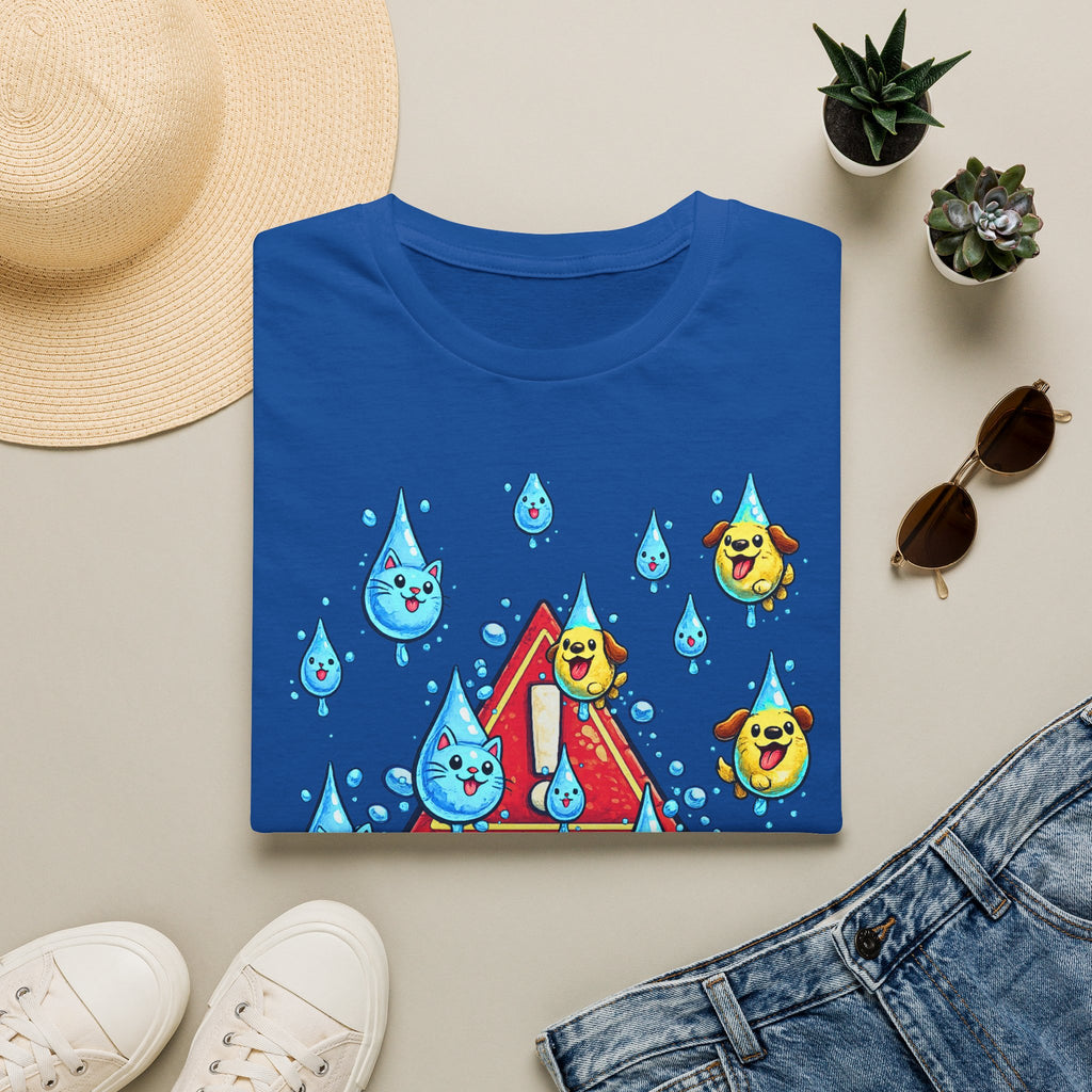 Weather Alert T-Shirt  " It's Raining Cats & Dogs"