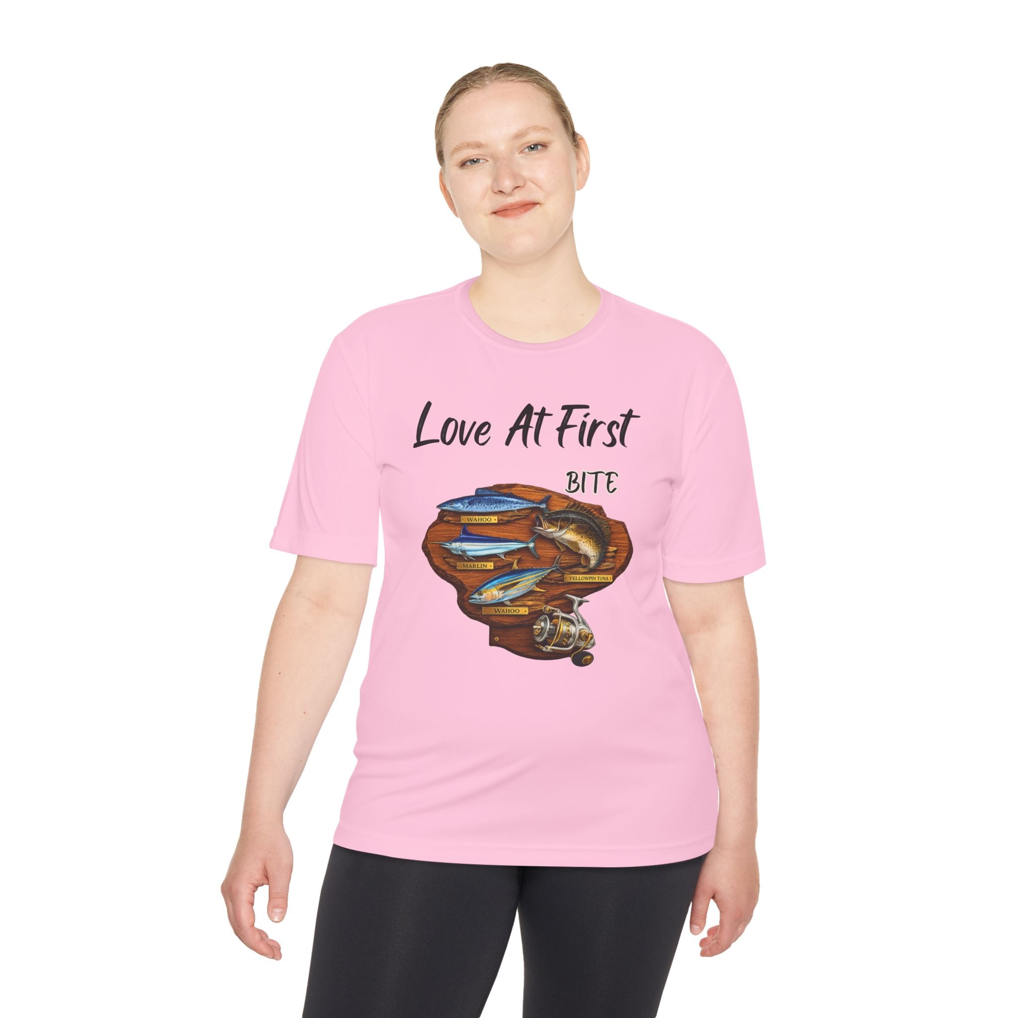 Fishing T-Shirt — "Love At First Bite" Graphic Tee