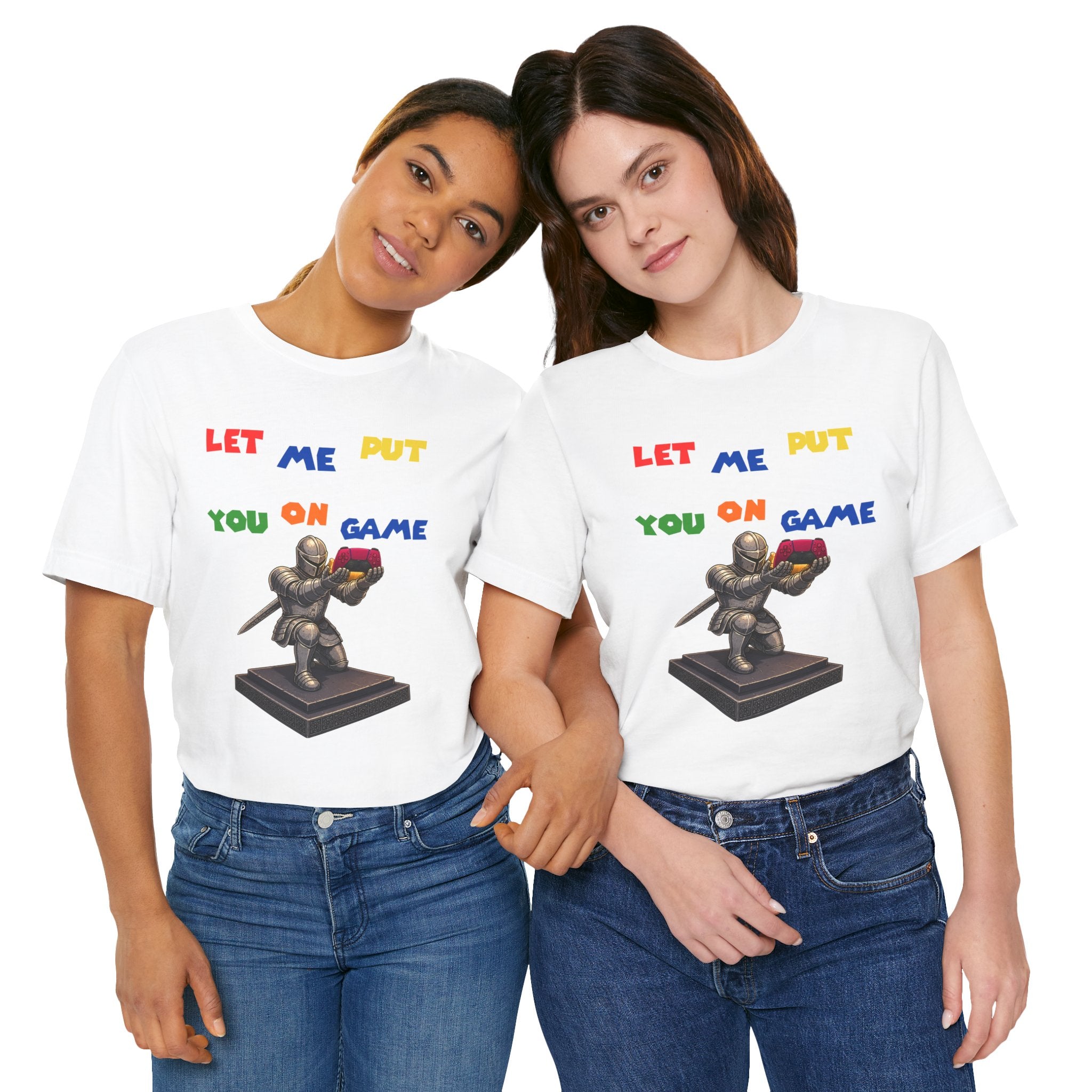 Let Me Put You On Game T-Shirt PS5 — Retro Gamer Knight Graphic Tee
