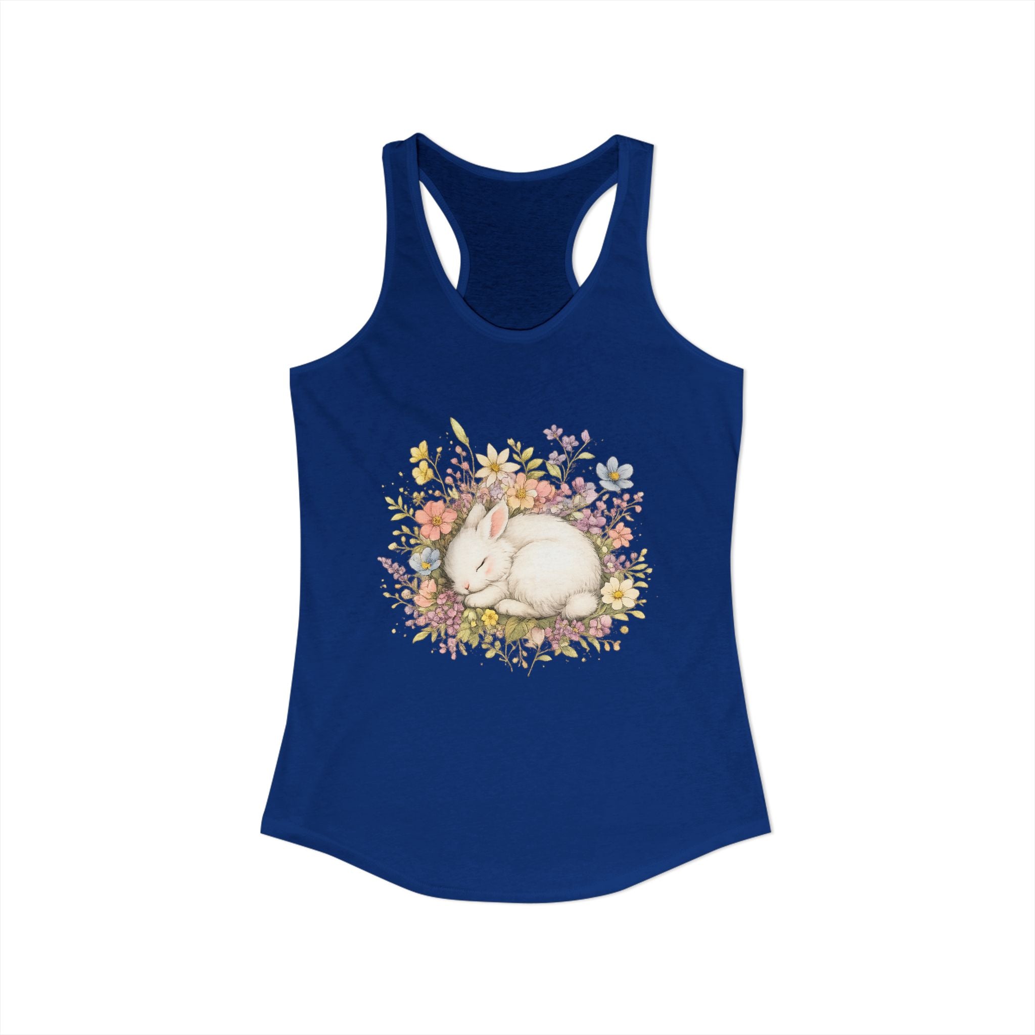Women's Cute Bunny Ideal Racerback Tank