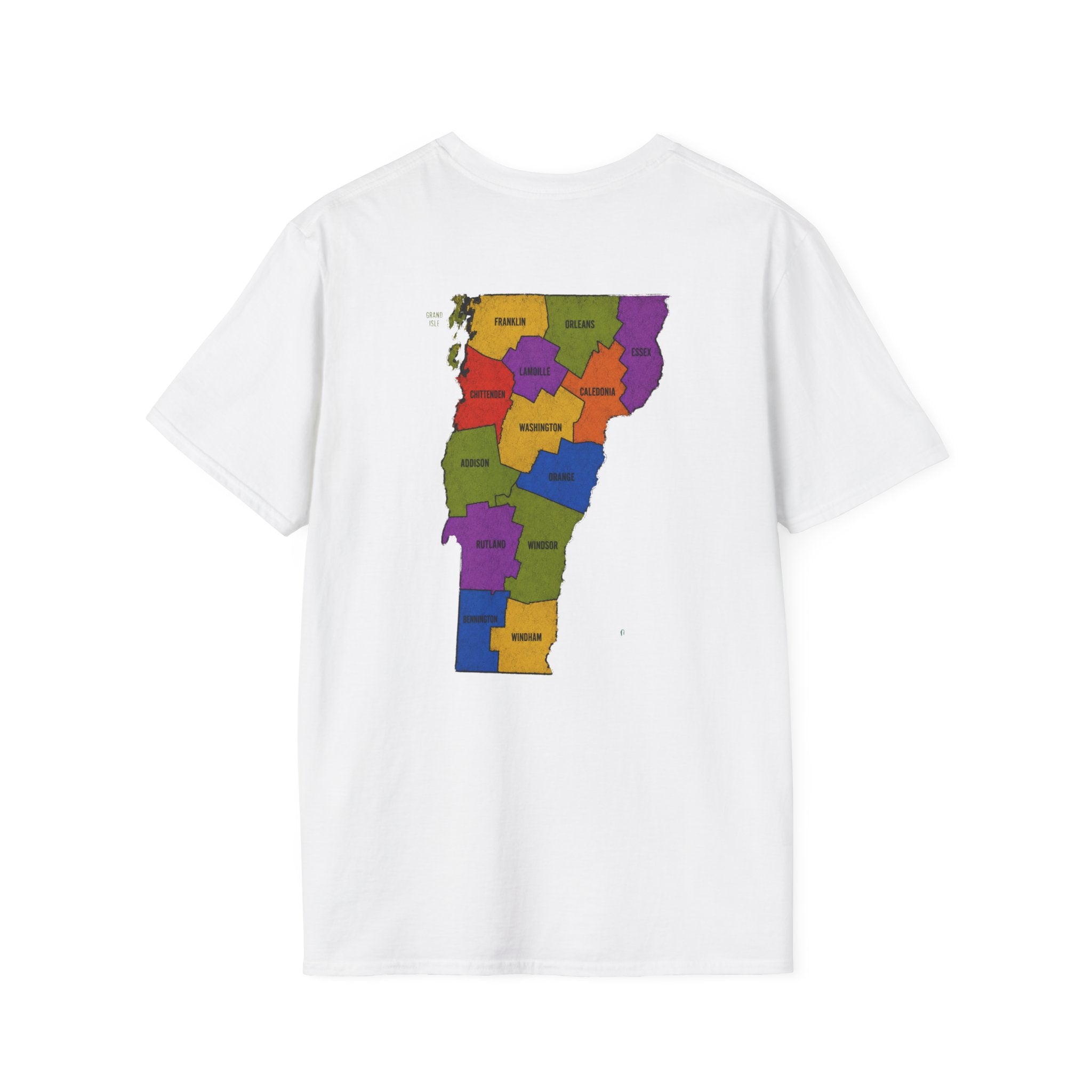 Don't Ask 100% Organic T-Shirt — Vermont Pride State Map Tee