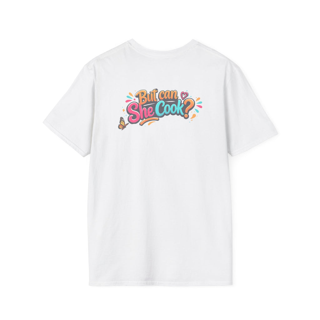 "But Can She Cook?" Retro Chef Graphic Tee