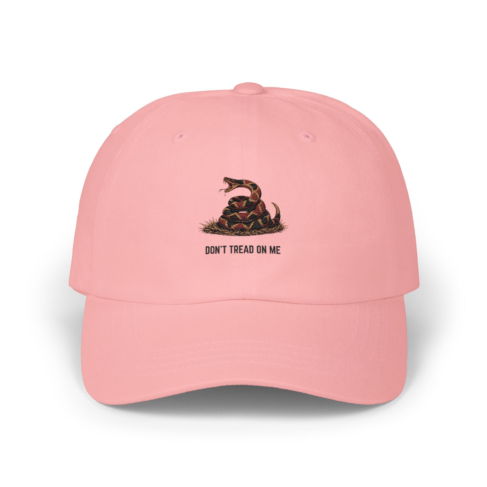 Classic Dad Cap — 'Don't Tread On Me' Gadsden Snake Embroidered Baseball Hat