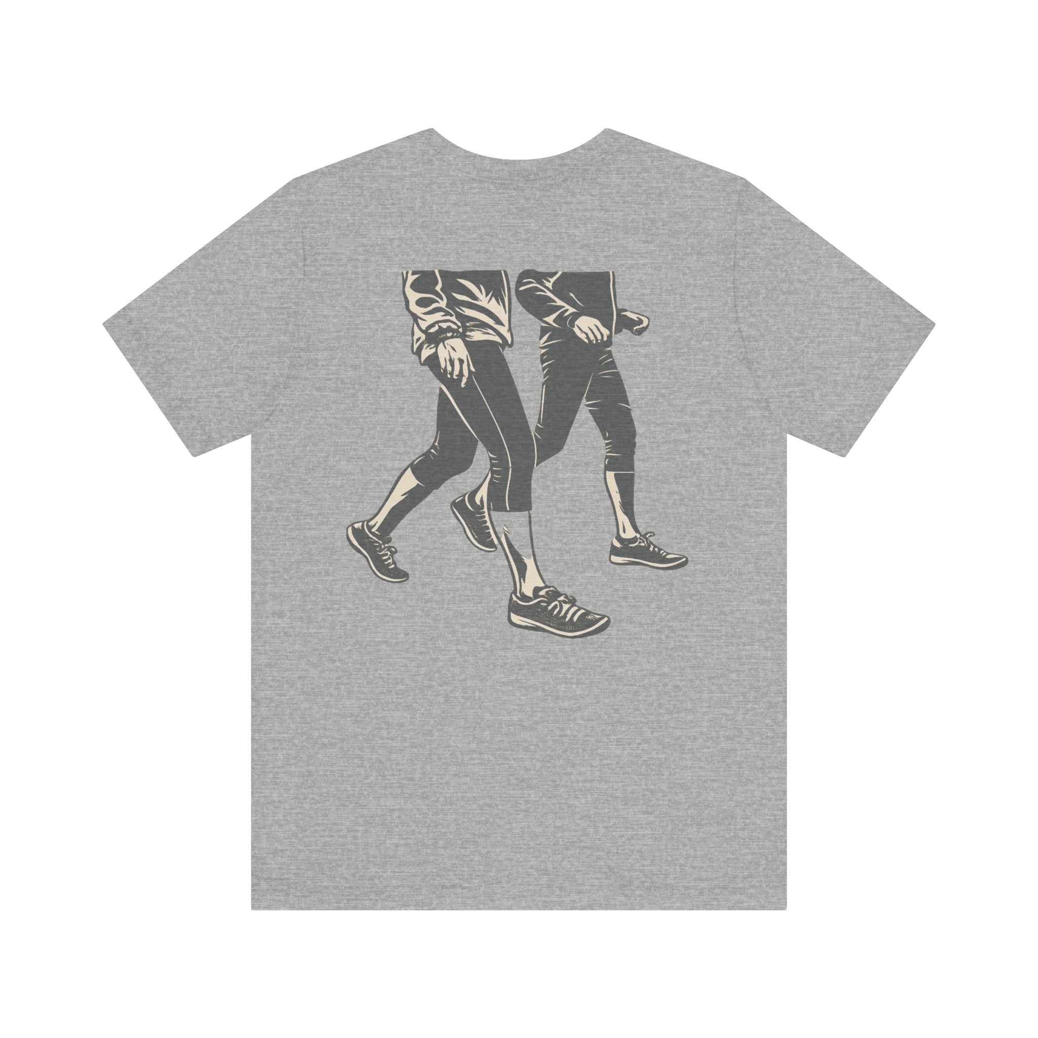 Good Morning Walk Tee — Retro Walking Graphic T-Shirt for Fitness & Morning Strolls