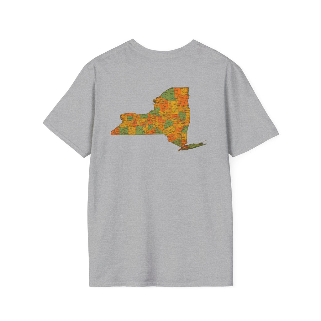 T-Shirt — "Don't Ask 100% Organic" New York Graphic Tee (Vintage Farm / Earthy)