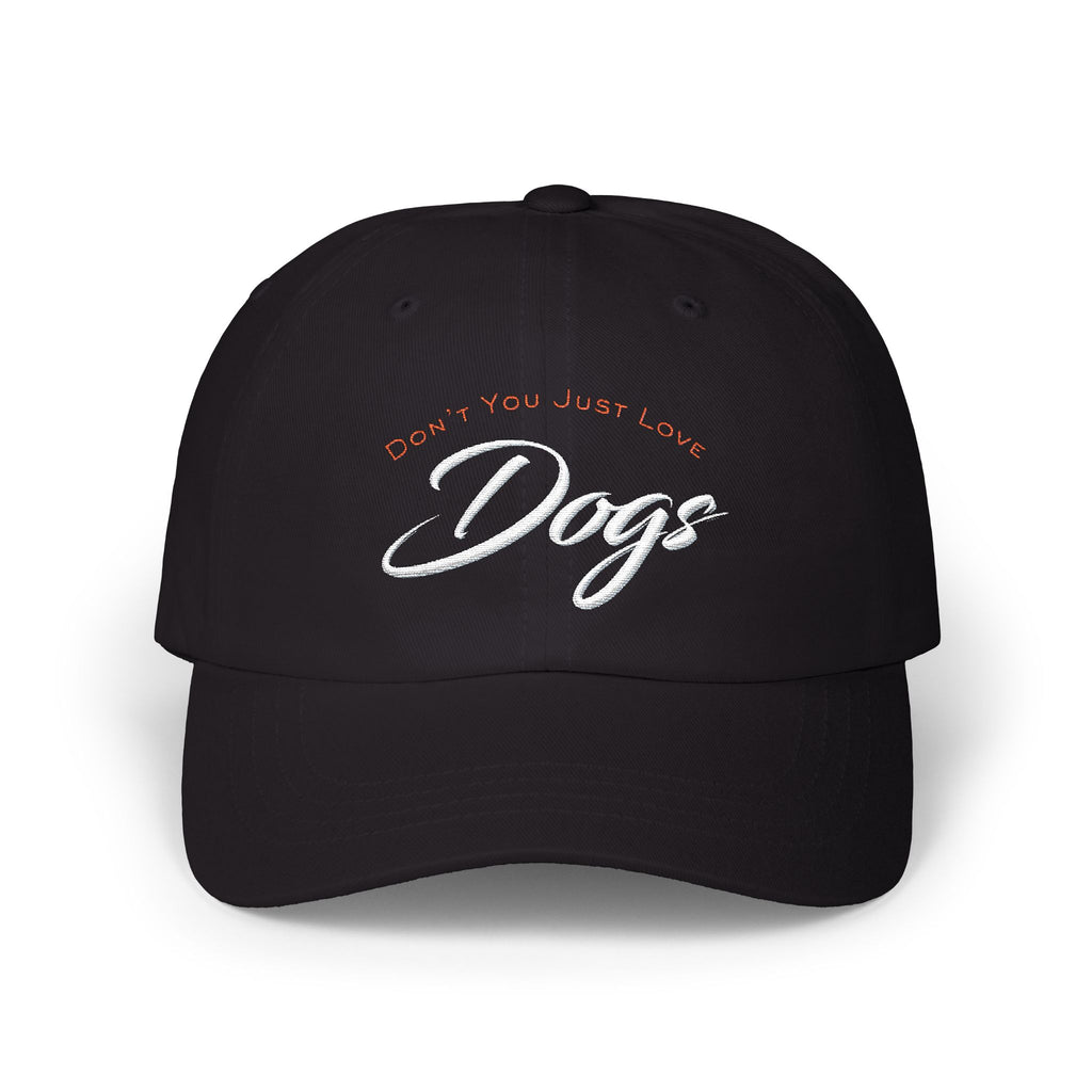 "Don't You Just Love Dogs" Embroidered Paw Print Hat