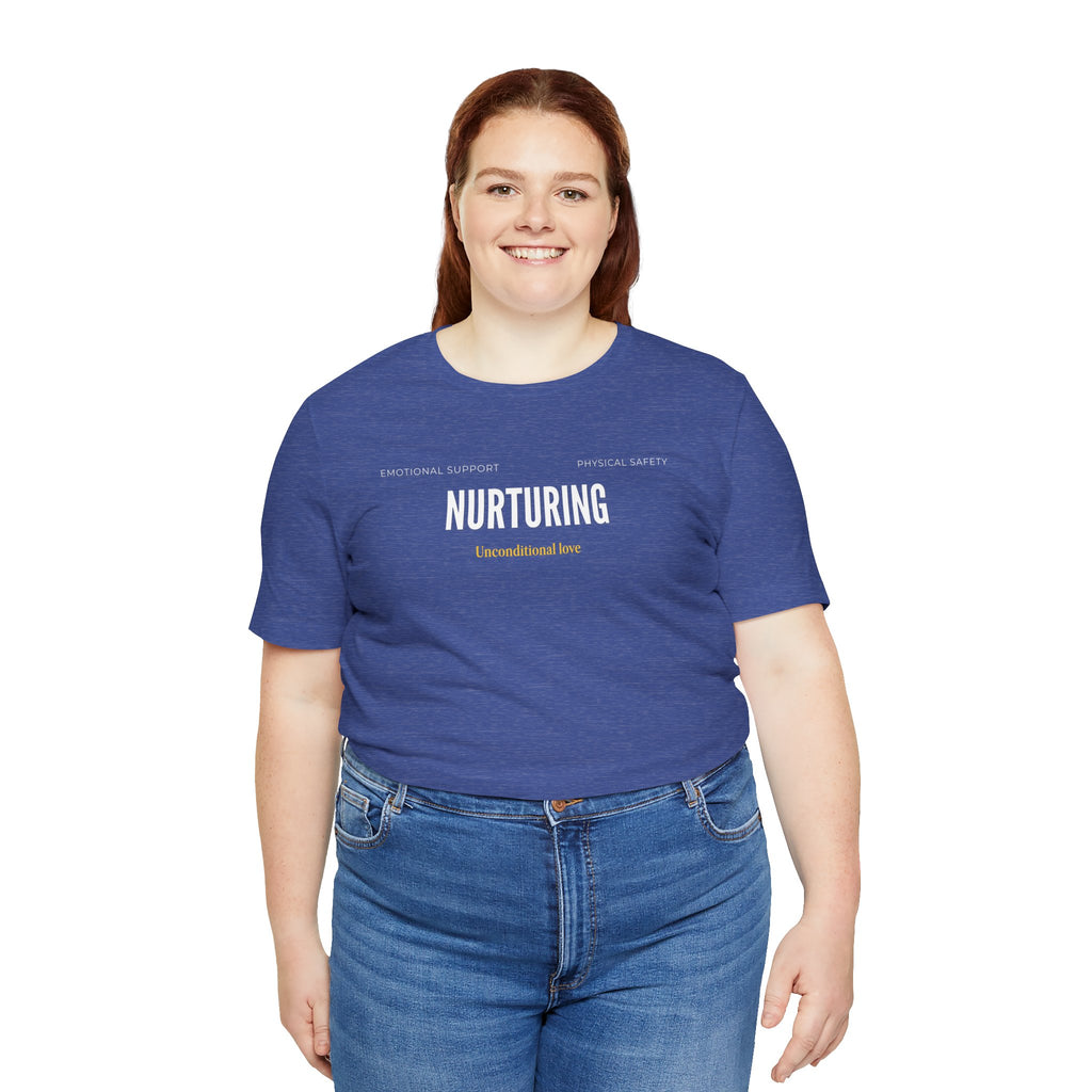 Nurturing Mother Tee — Silhouette Family Short Sleeve Shirt