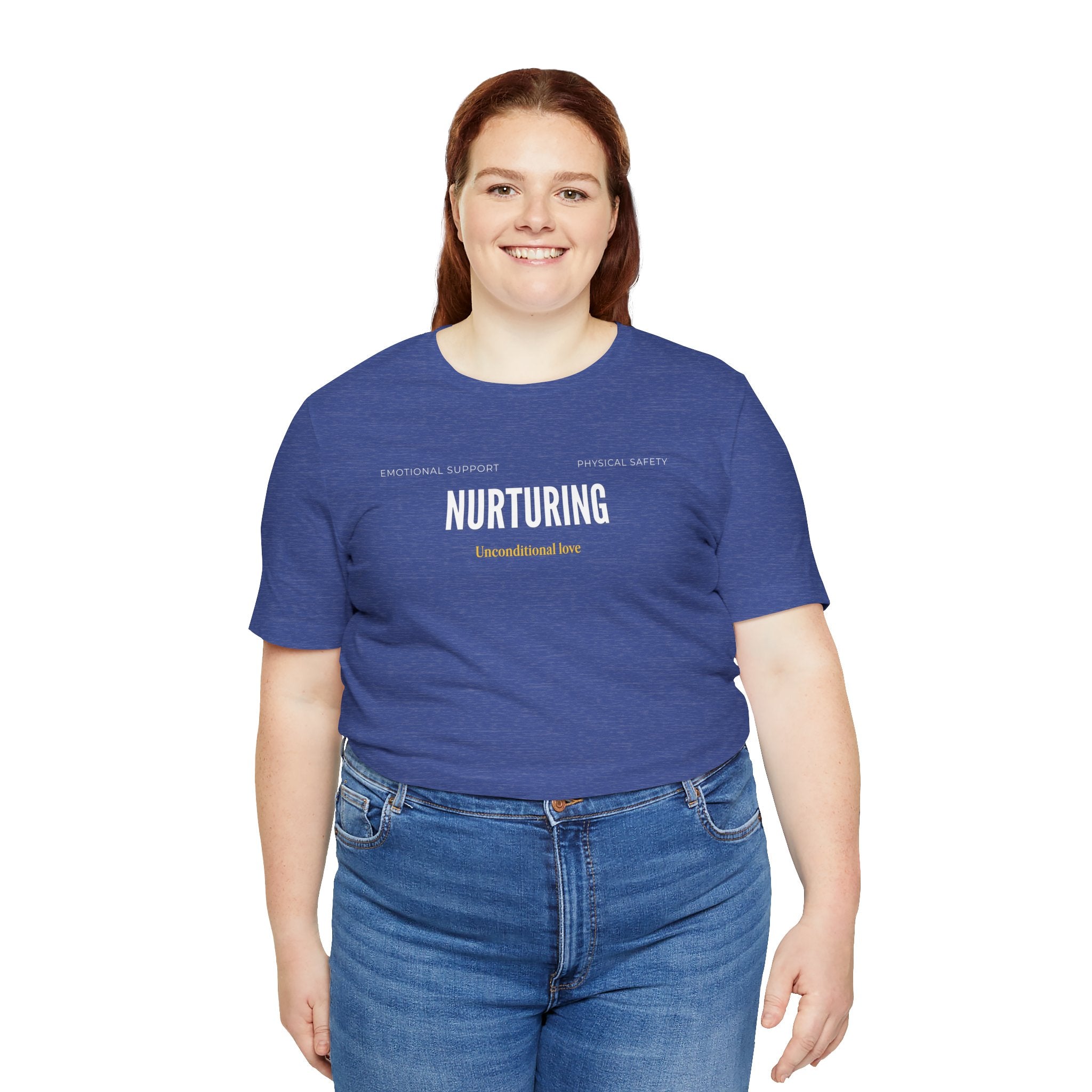 Nurturing Mother Tee — Silhouette Family Short Sleeve Shirt