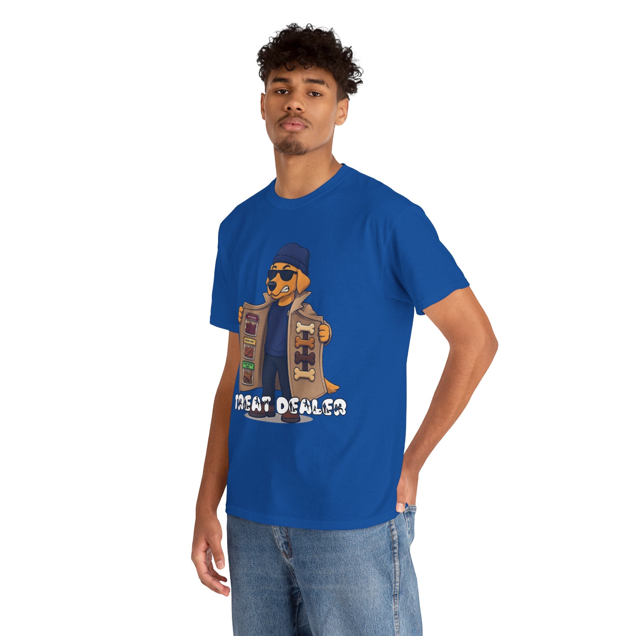 Treat Dealer T-Shirt — Funny Dog Shirt with Paw Print