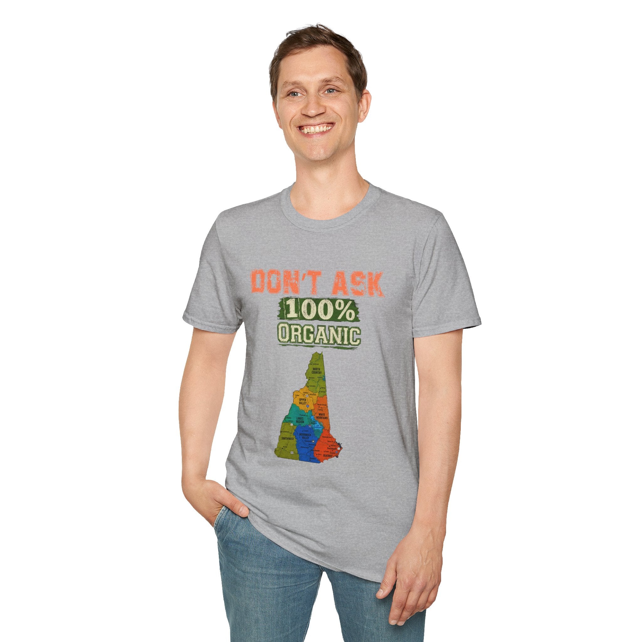 Don't Ask 100% Organic Idaho T-Shirt — Funny State Pride Tee