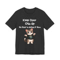 Cat Tee — "Keep Your Chin Up" Cute Motivational T-Shirt