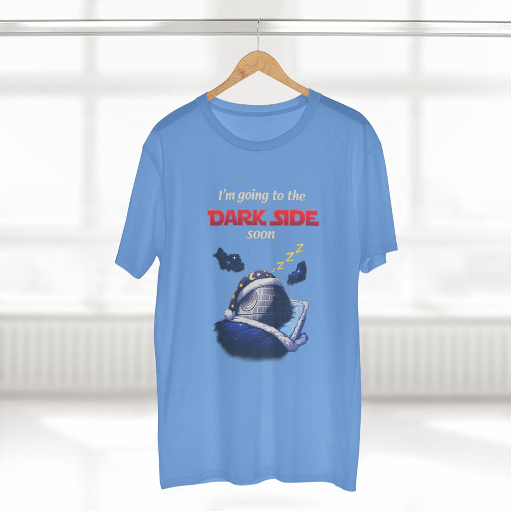 Dark Side Tee — "I'm Going to the Dark Side (Good)" Retro Sleepy Death Star T‑Shirt
