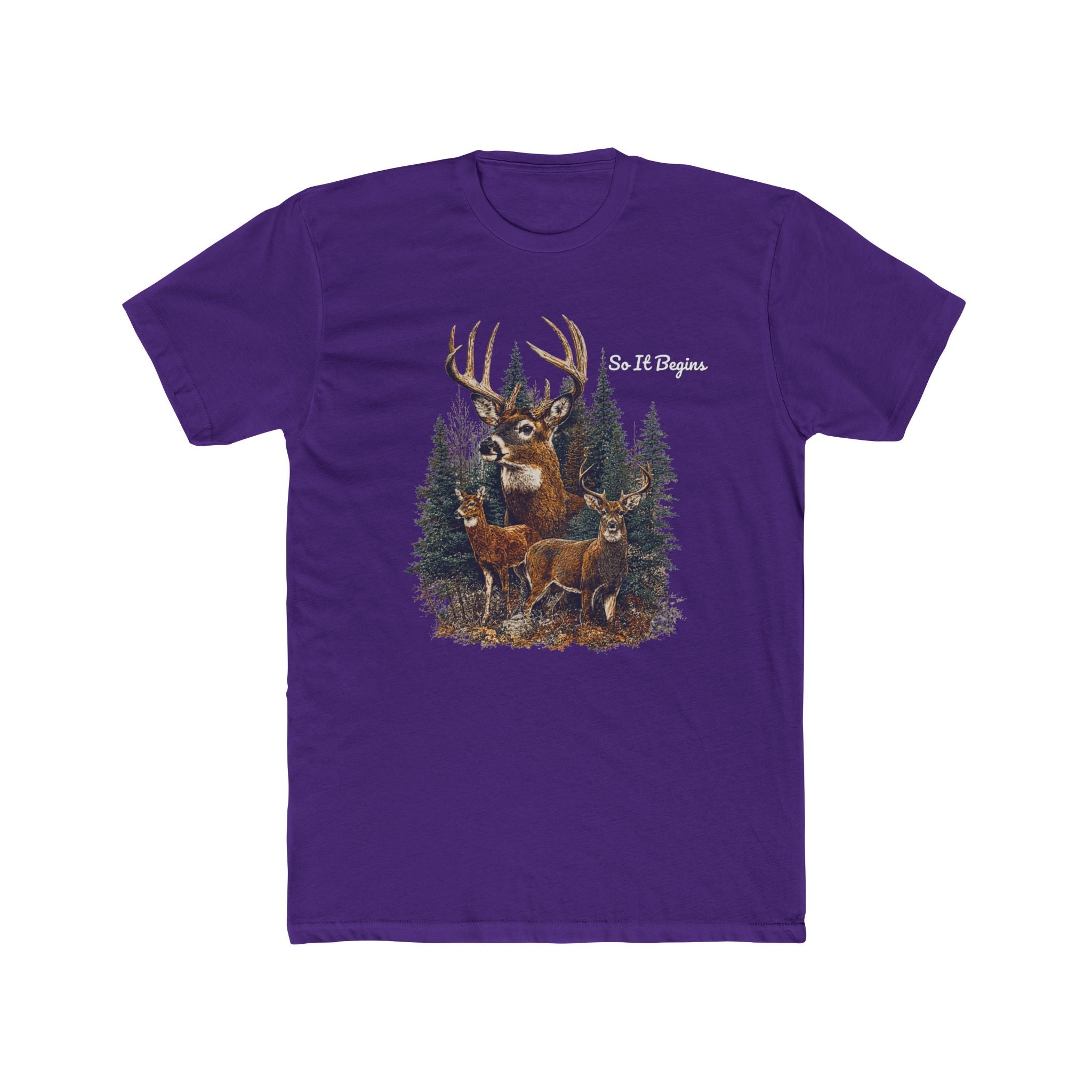 "So It Begins" Woodland Hunting Tee