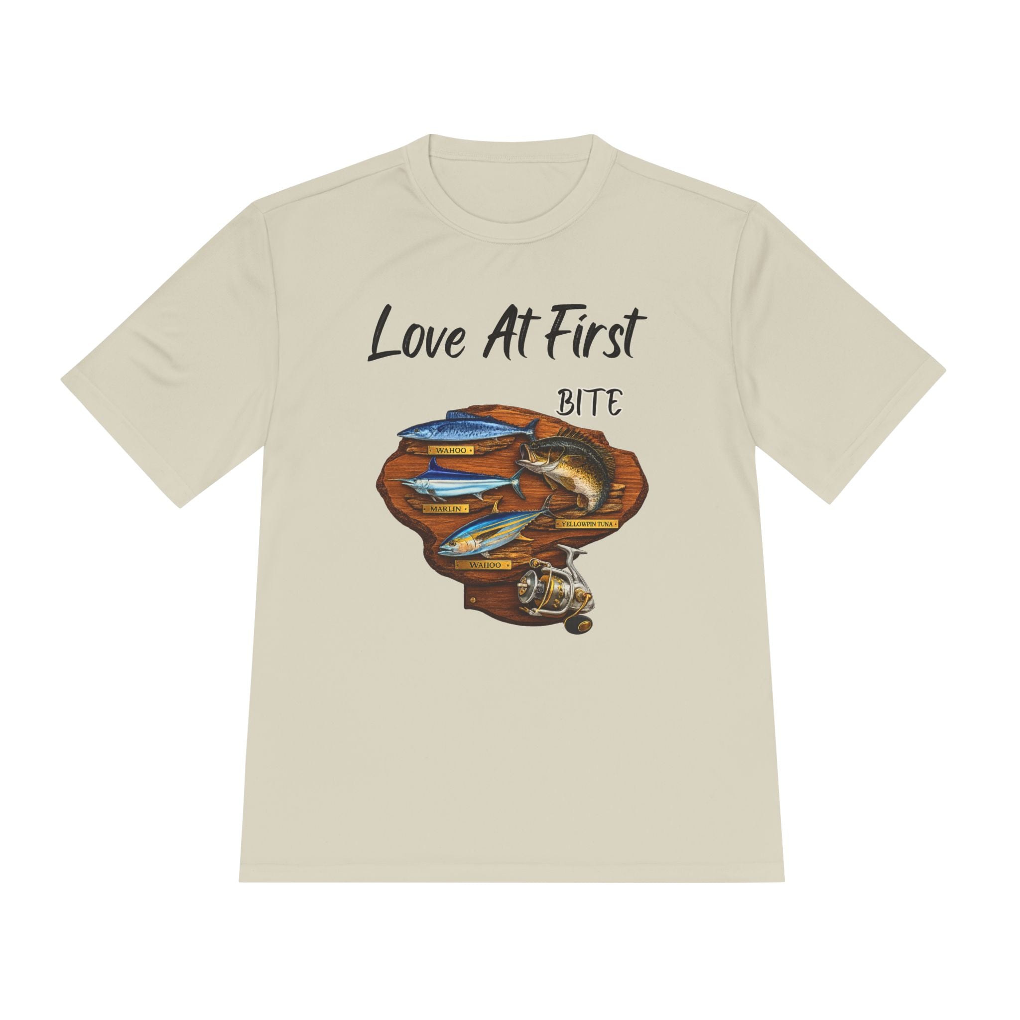 Fishing T-Shirt — "Love At First Bite" Graphic Tee