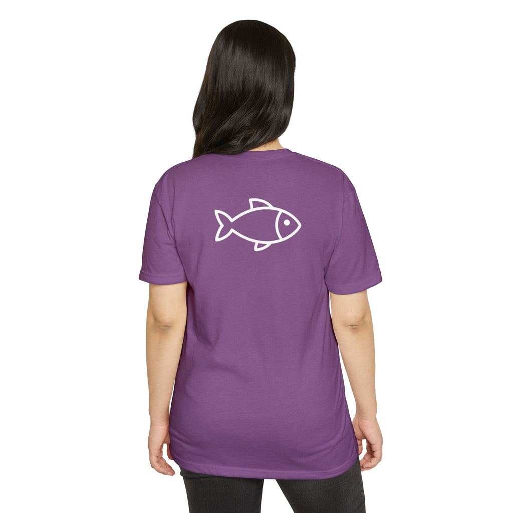 Retro Fish Reading  T-Shirt