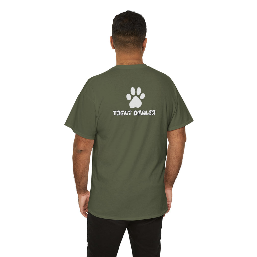 Treat Dealer T-Shirt — Funny Dog Shirt with Paw Print
