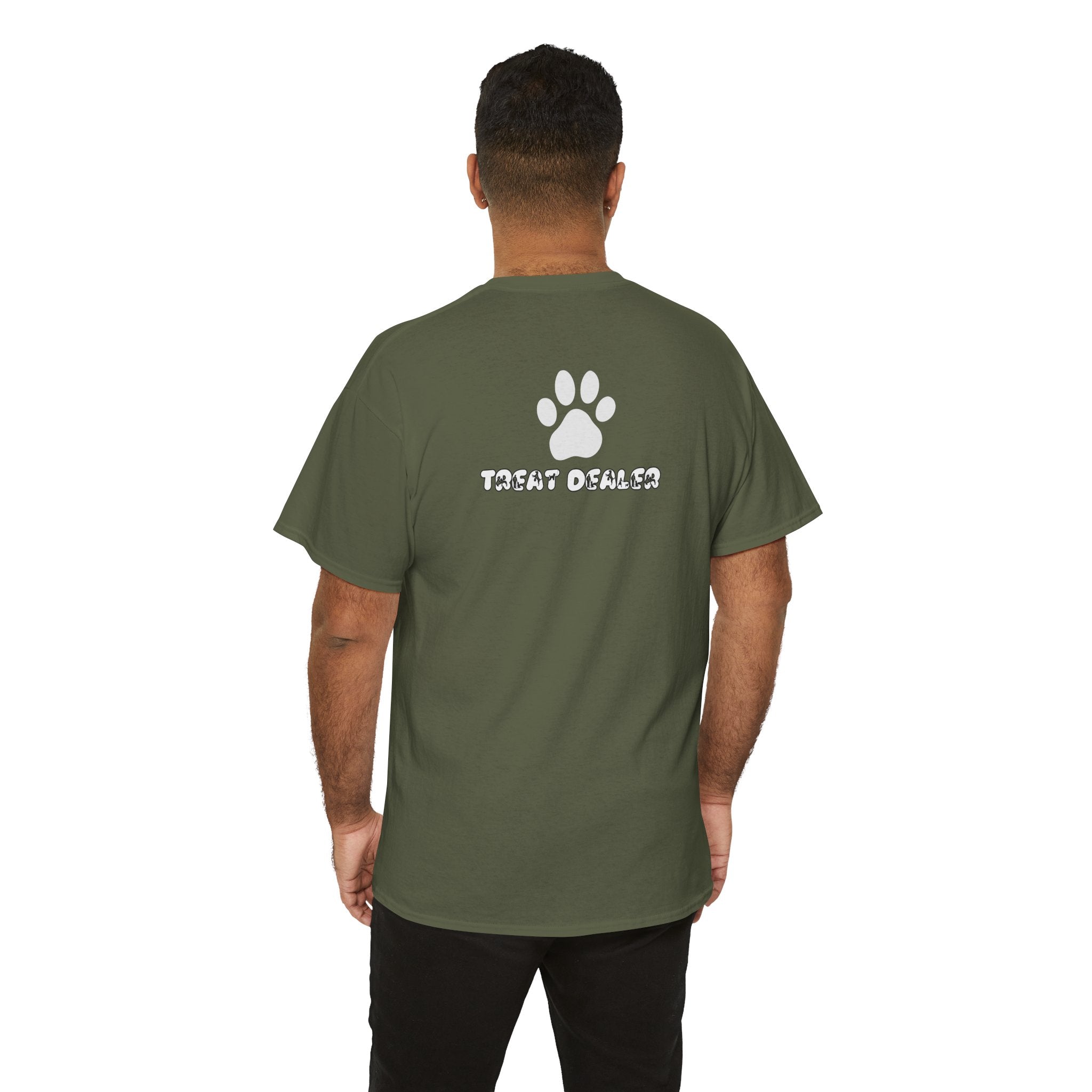 Treat Dealer T-Shirt — Funny Dog Shirt with Paw Print
