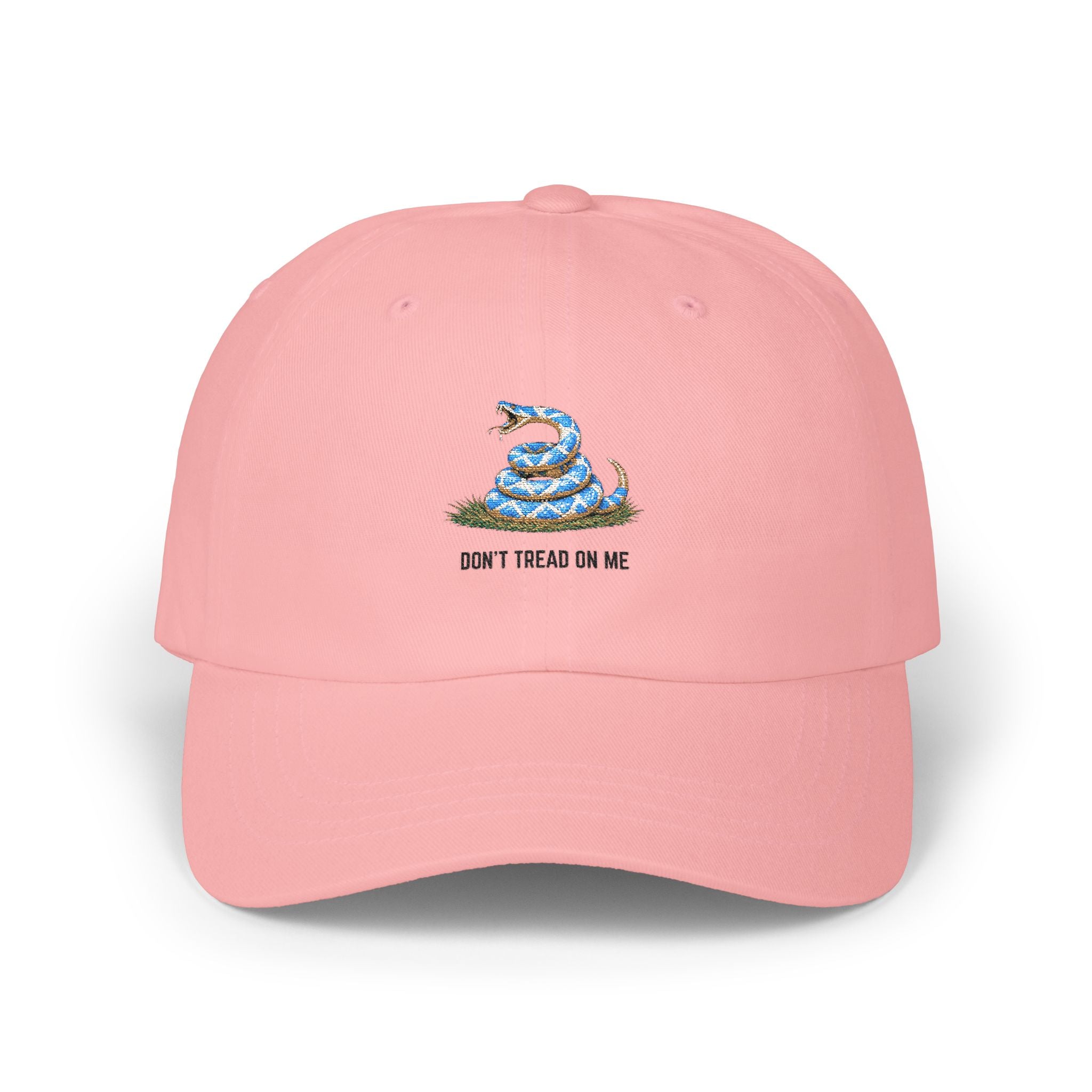 Dad Cap — 'Don't Tread On Me' Coiled Snake Embroidered Baseball Hat