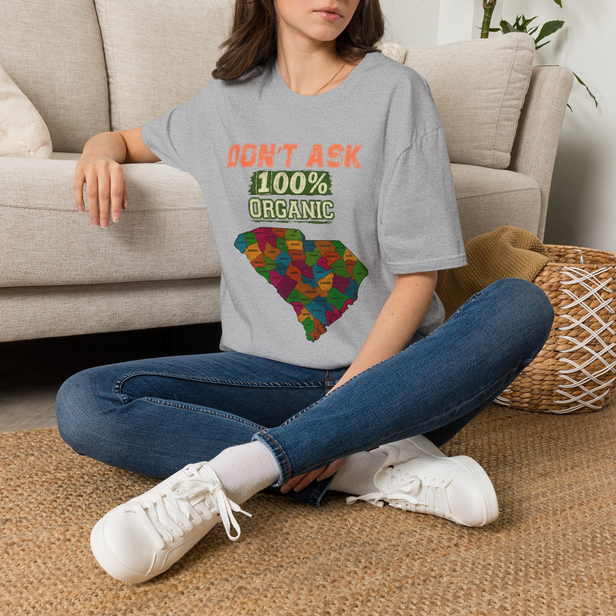 Don’t Ask 100% Organic South Carolina T-Shirt — Funny State Pride Tee
