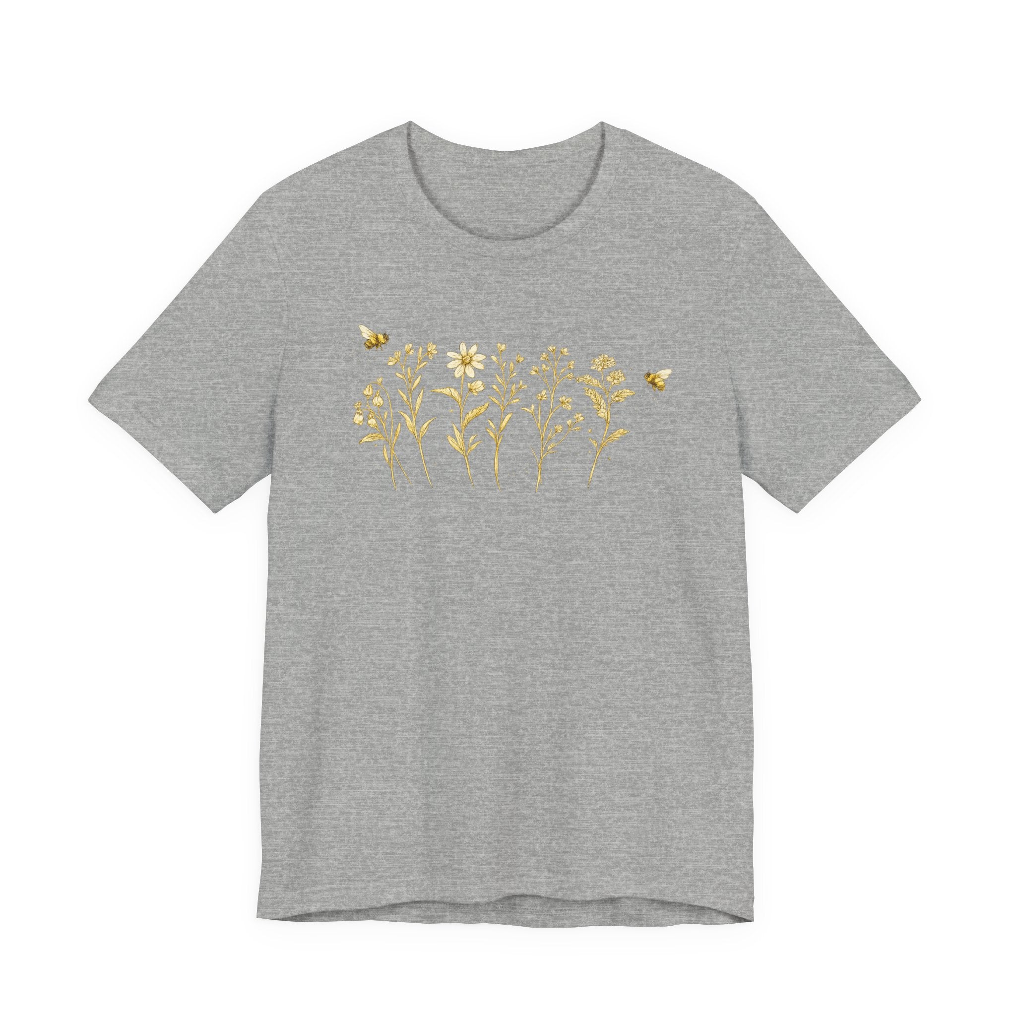 Gold Wildflower Graphic T-Shirt