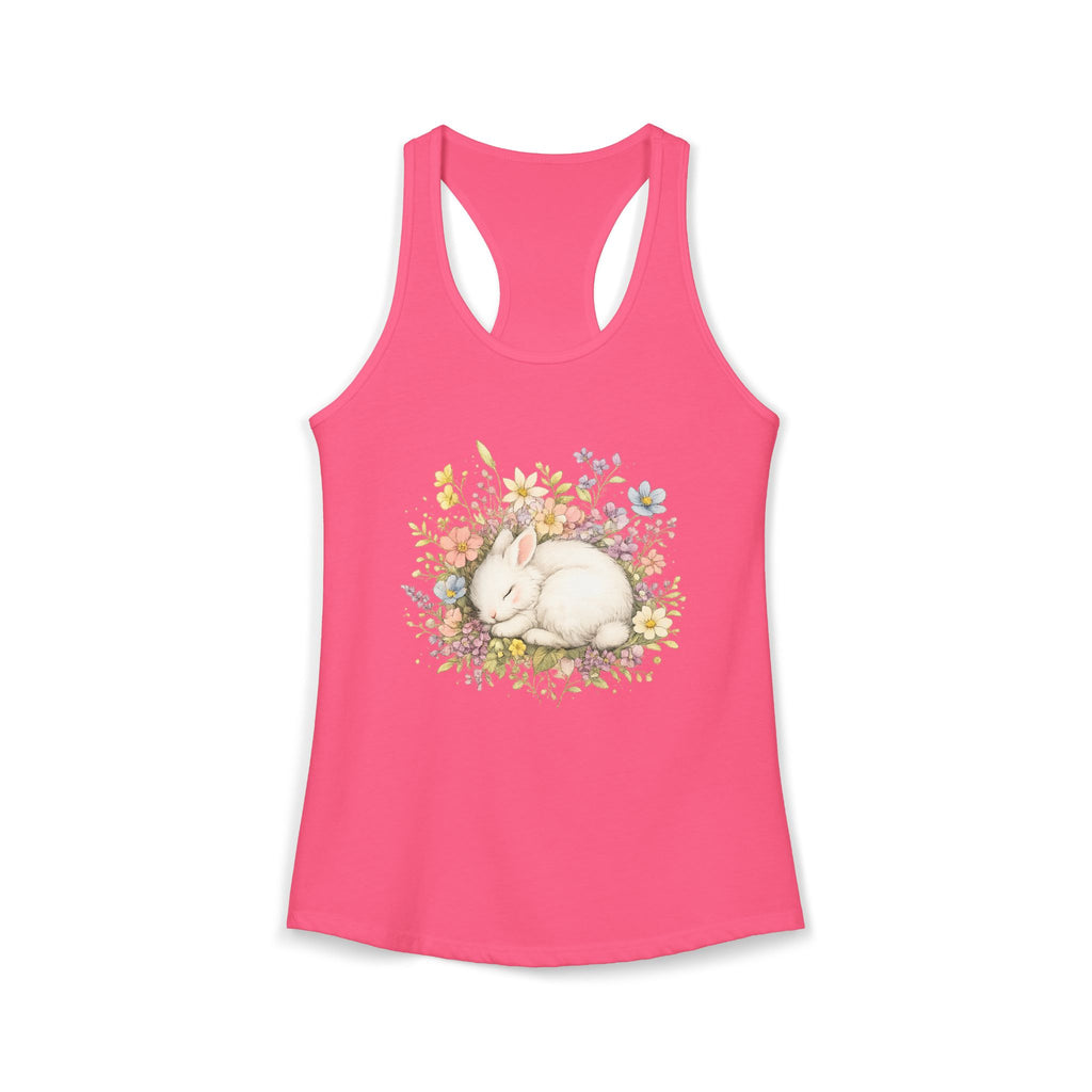 Women's Cute Bunny Ideal Racerback Tank