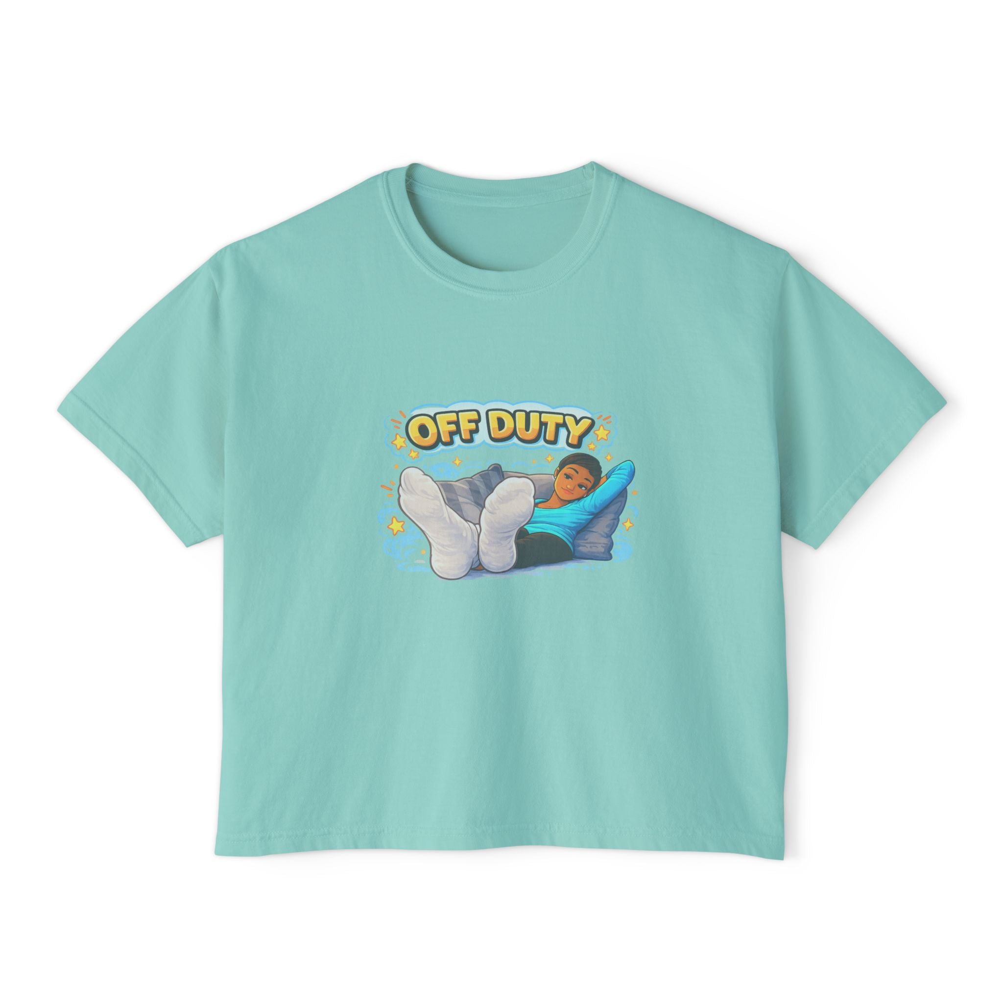 Off Duty Relaxation Tee — Women’s Boxy T-Shirt