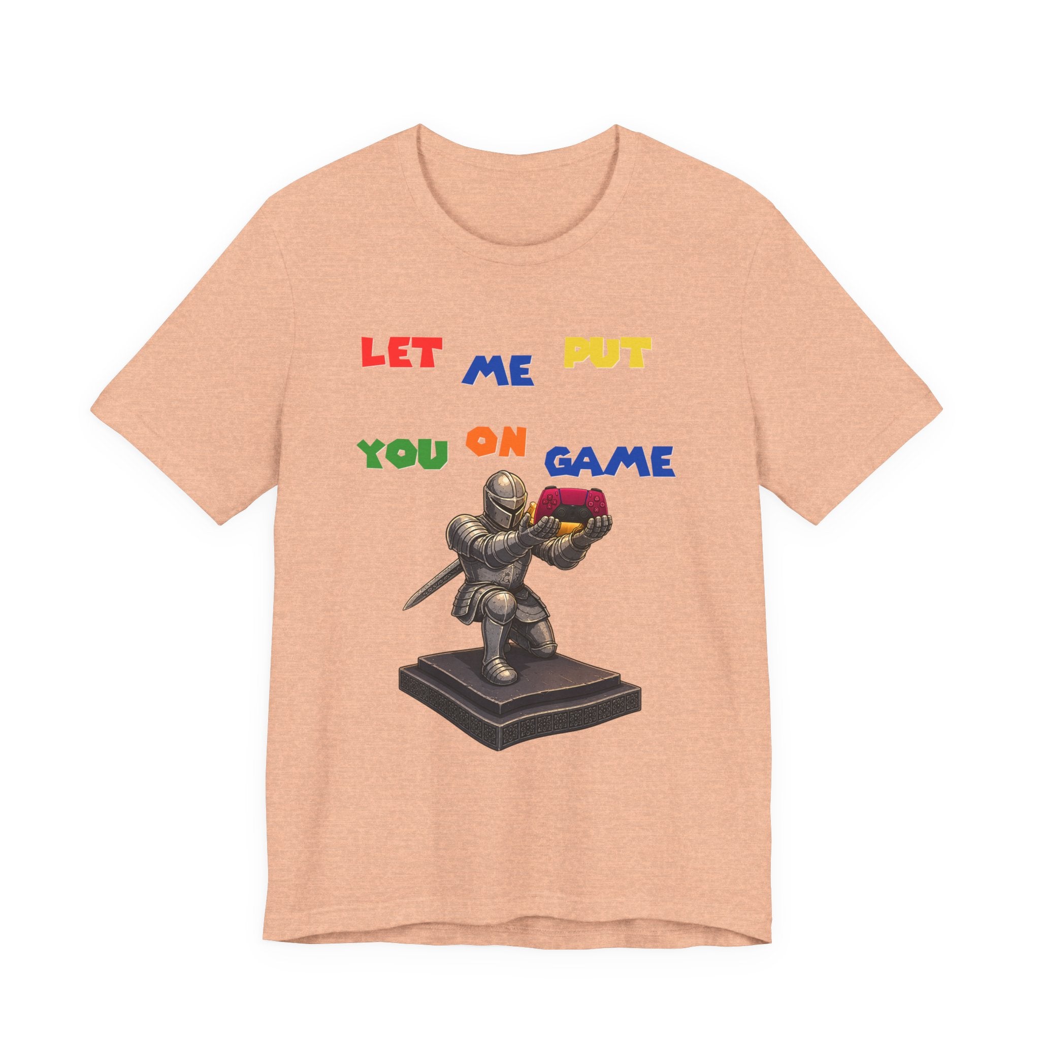 Let Me Put You On Game T-Shirt PS5 — Retro Gamer Knight Graphic Tee