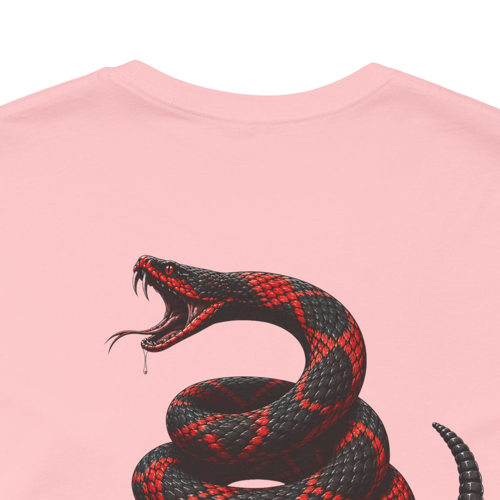 Don't Tread On Me Unisex Jersey Short Sleeve Tee Red and Black