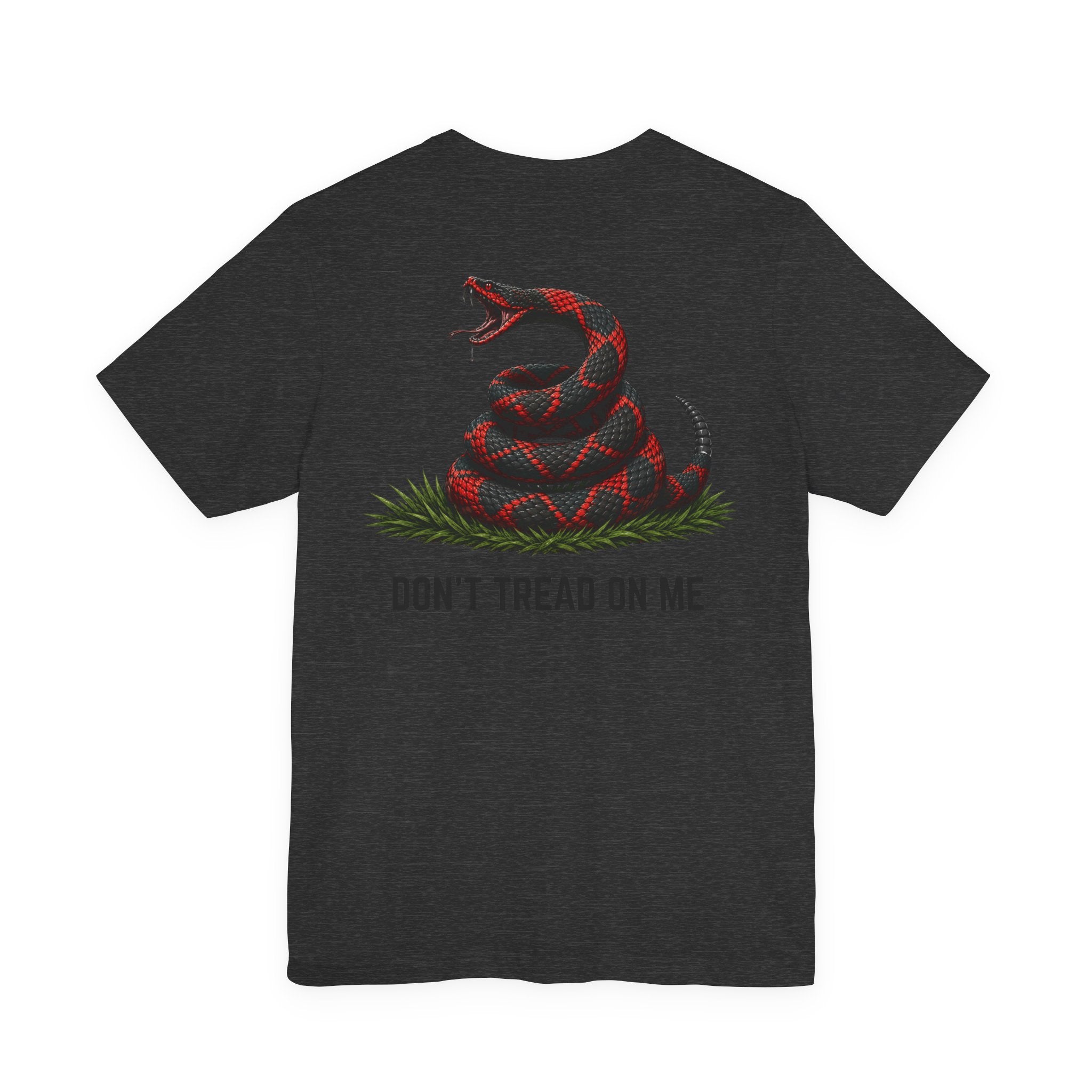 Don't Tread On Me Unisex Jersey Short Sleeve Tee Red and Black