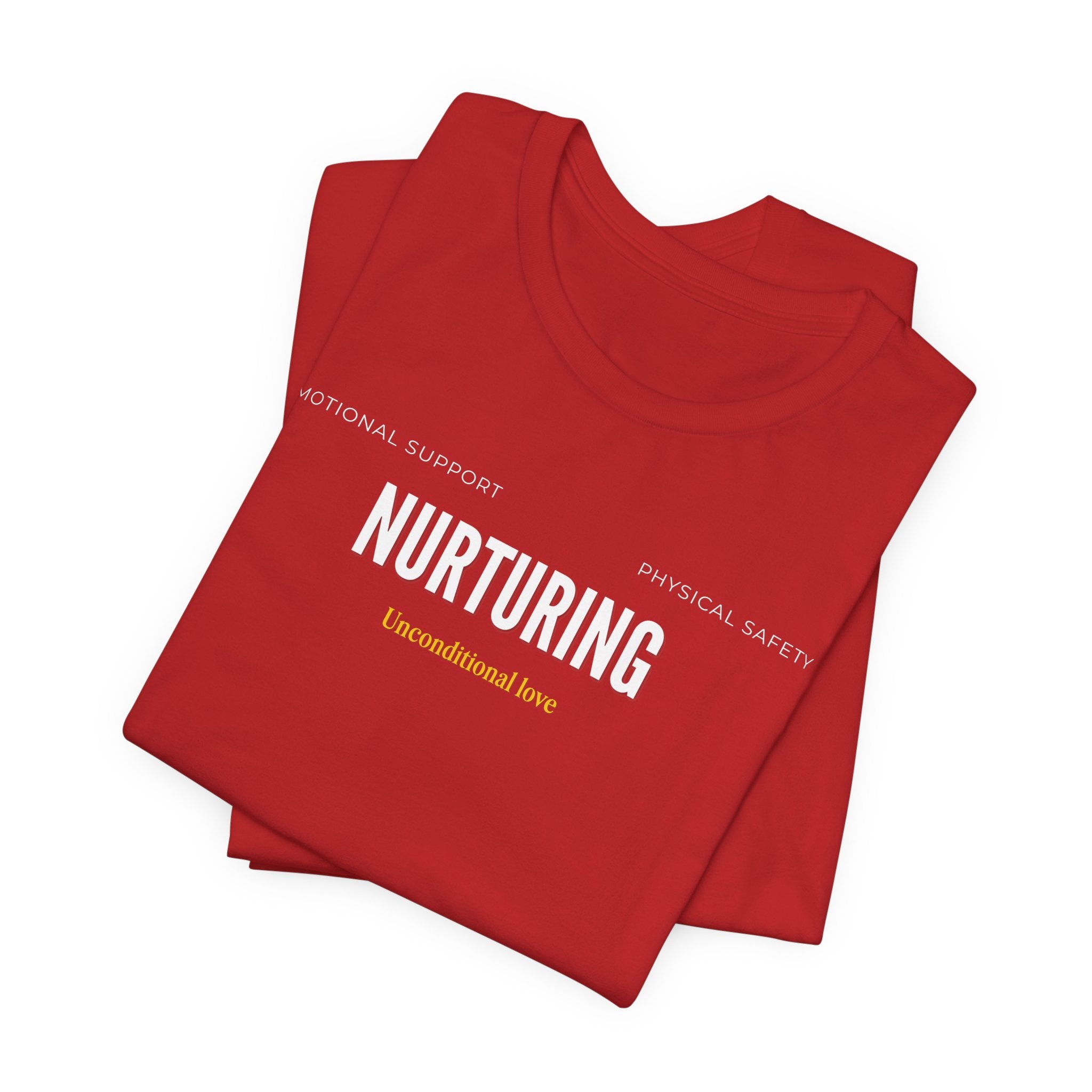 Nurturing Mother Tee — Silhouette Family Short Sleeve Shirt