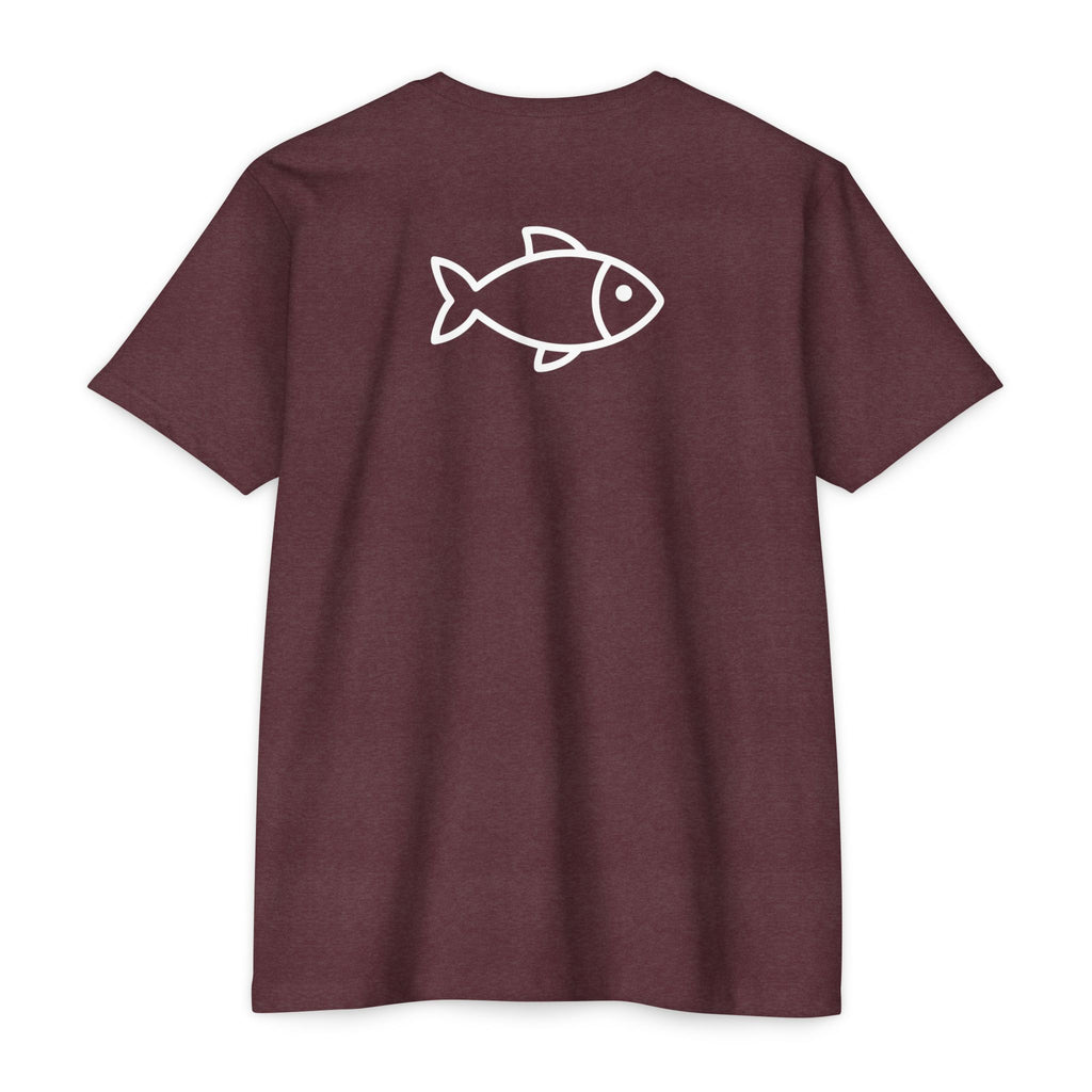 Retro Fish Reading  T-Shirt