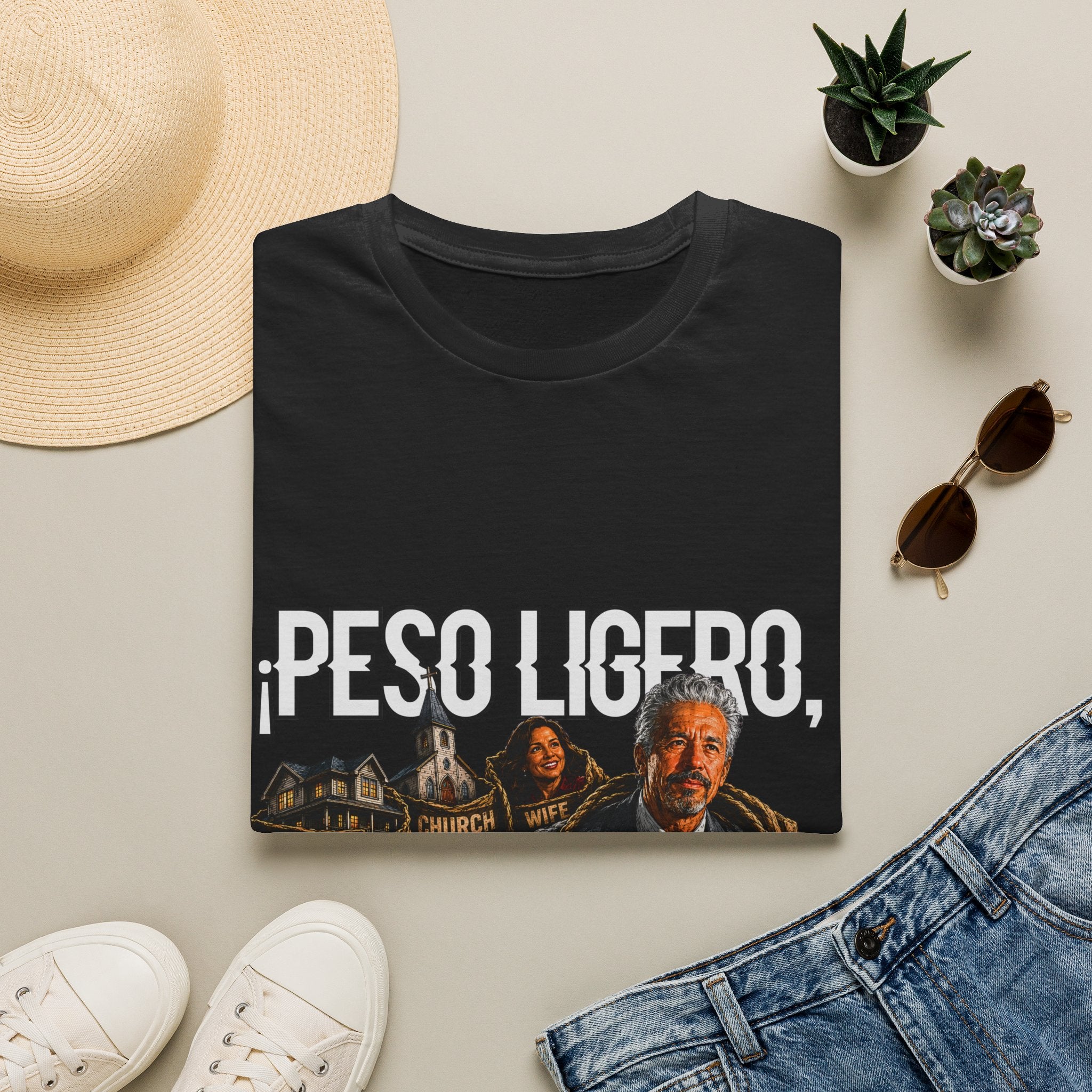 Light Weight Baby T-Shirt – Spanish Father shirt/¡Peso ligero, bebé!