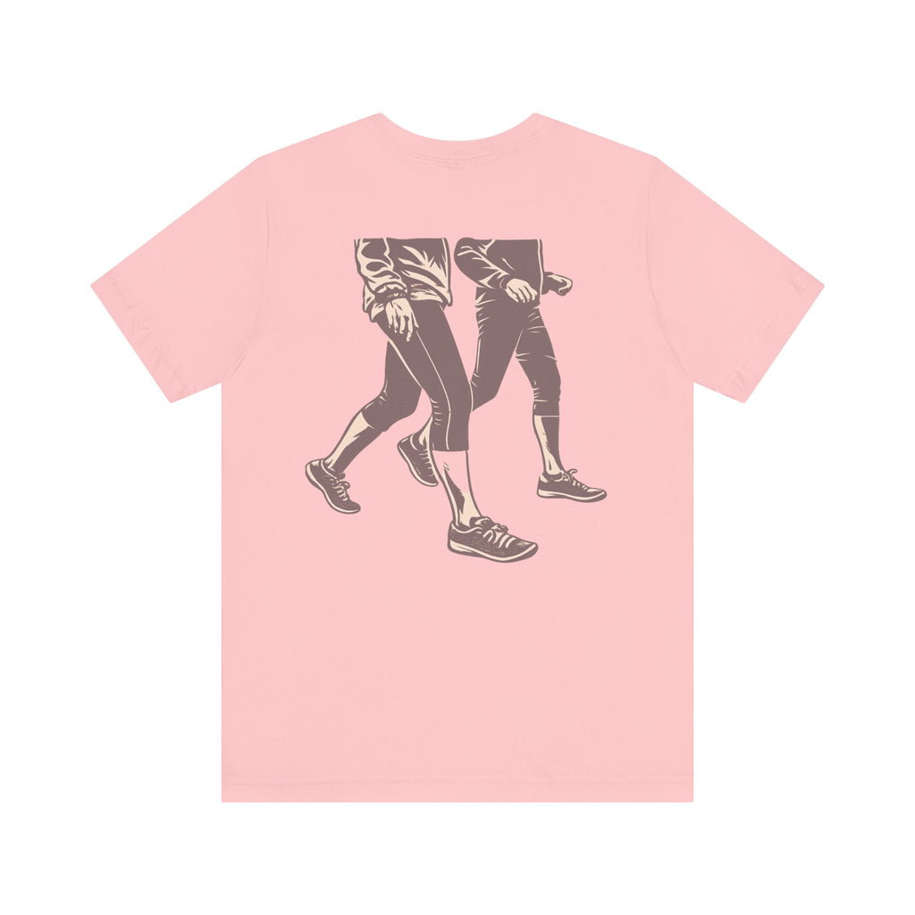 Good Morning Walk Tee — Retro Walking Graphic T-Shirt for Fitness & Morning Strolls
