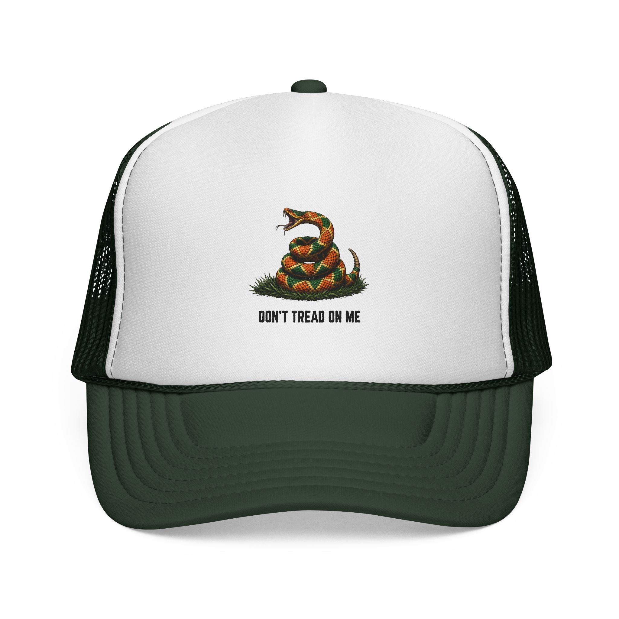 Don't Tread On Me Trucker Cap — Gadsden Snake Patriotic Mesh Hat